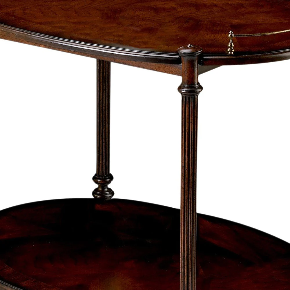 Plantation Cherry Tea Server By Homeroots - Image 6
