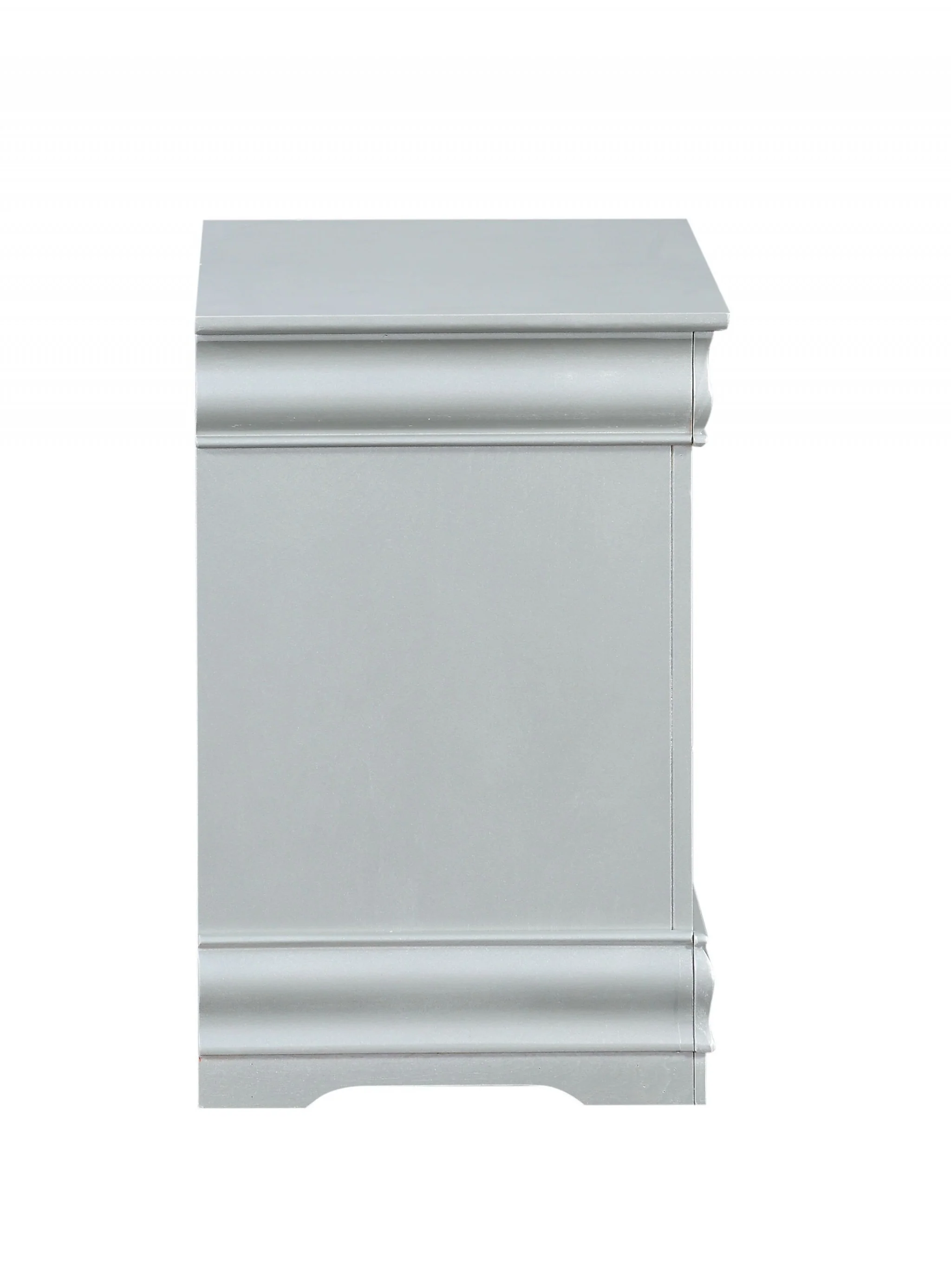 Platinum Nightstand By Homeroots - Image 2
