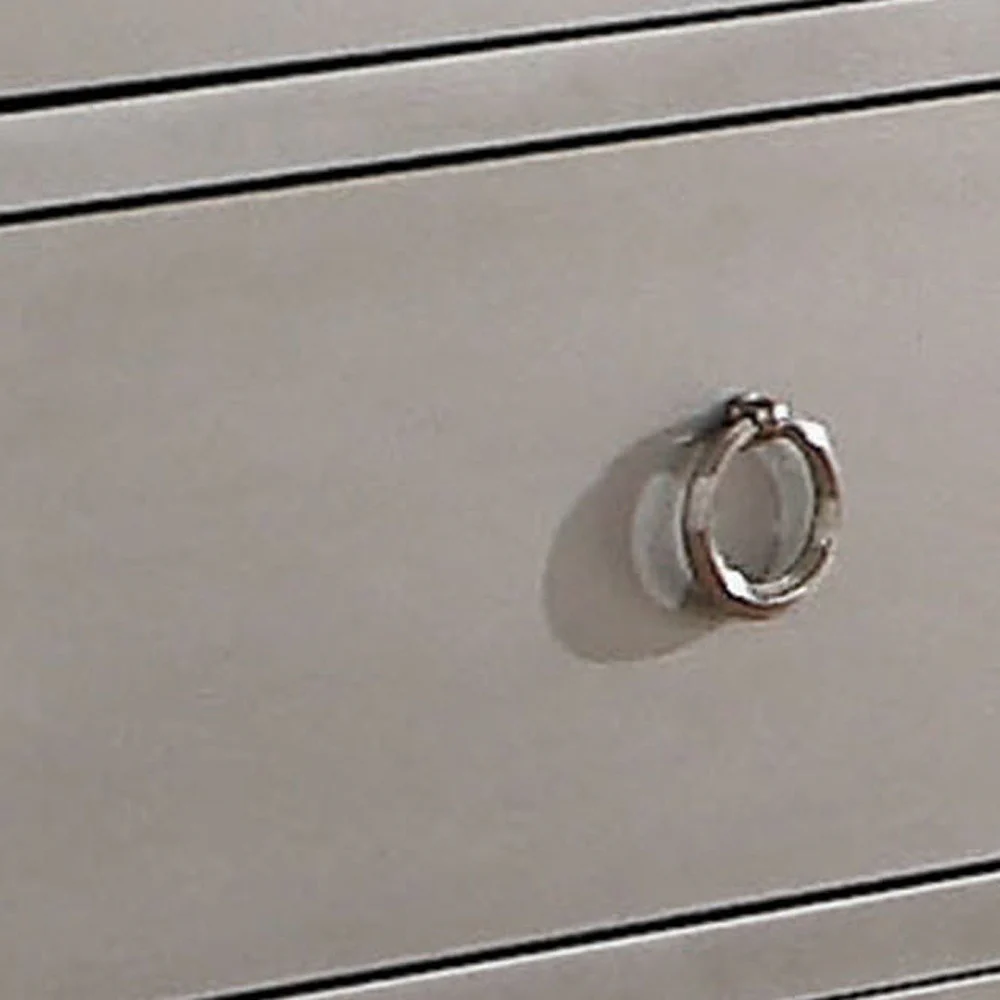 Platinum Solid and Manufactured Wood Seven Drawer Triple Dresser By Homeroots - Image 6