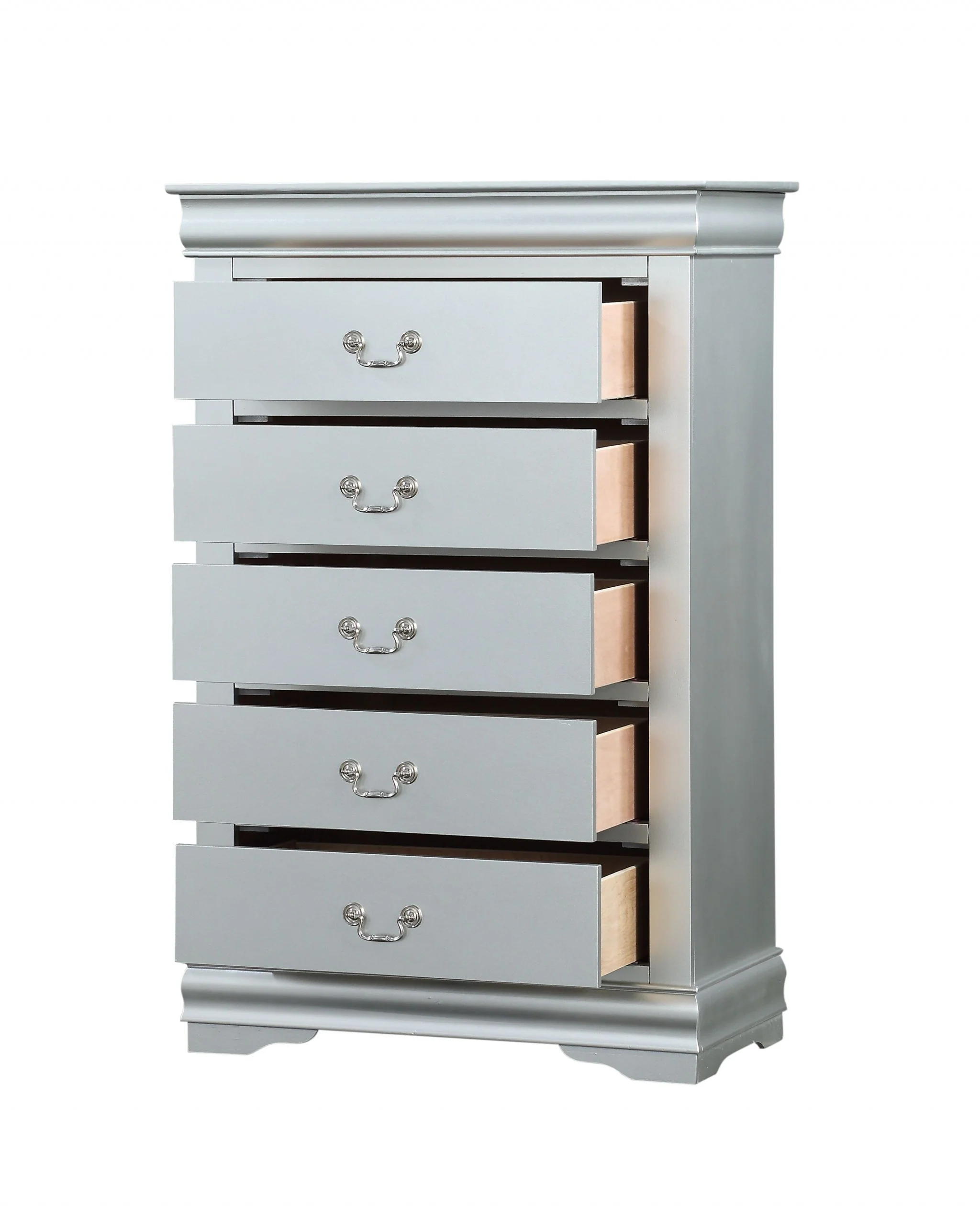 Platinum Wood Chest By Homeroots - 347106 - Image 2