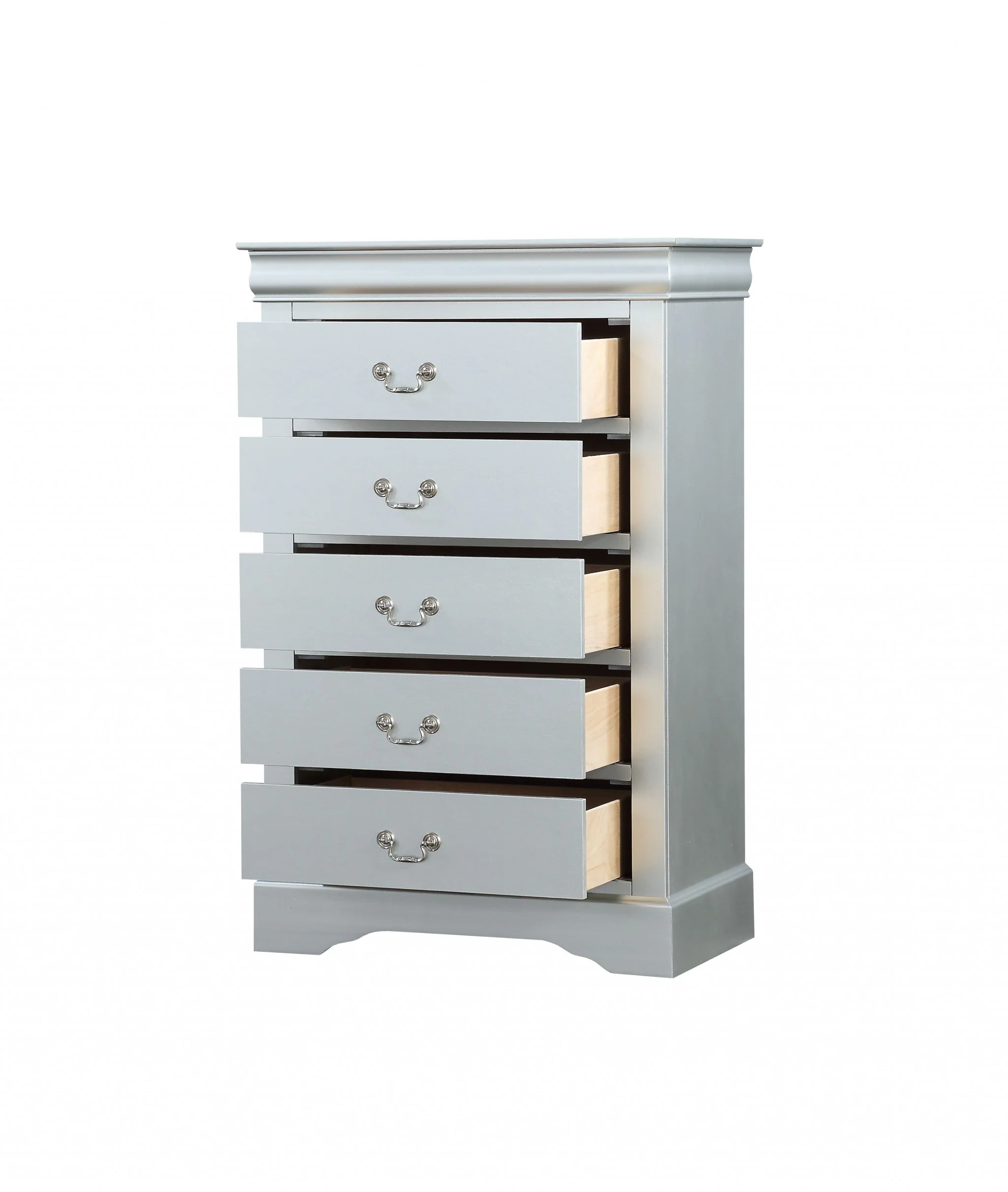 Platinum Wood Chest By Homeroots - 347114 - Image 2