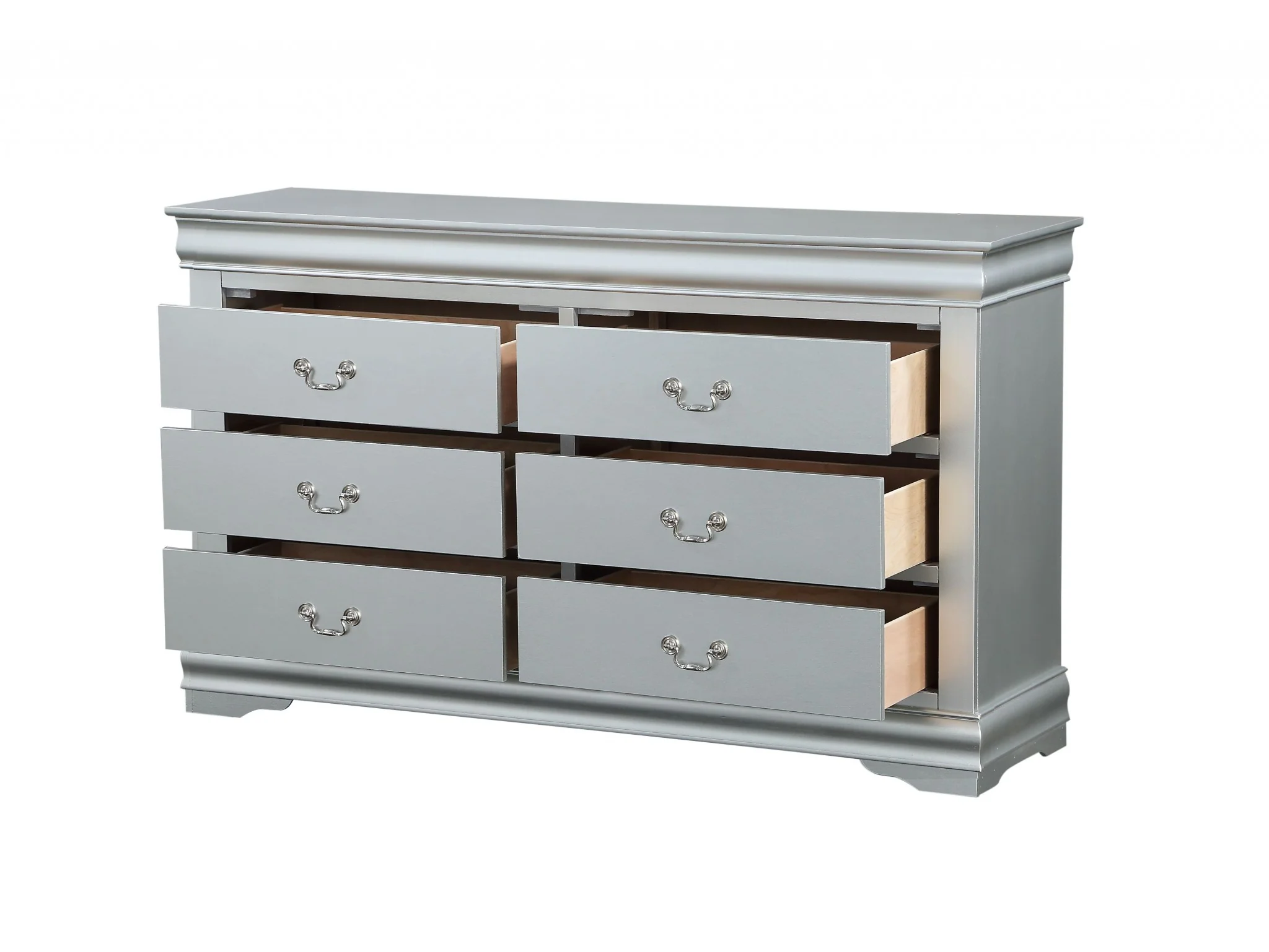 Platinum Wood Dresser By Homeroots - 347105 - Image 2