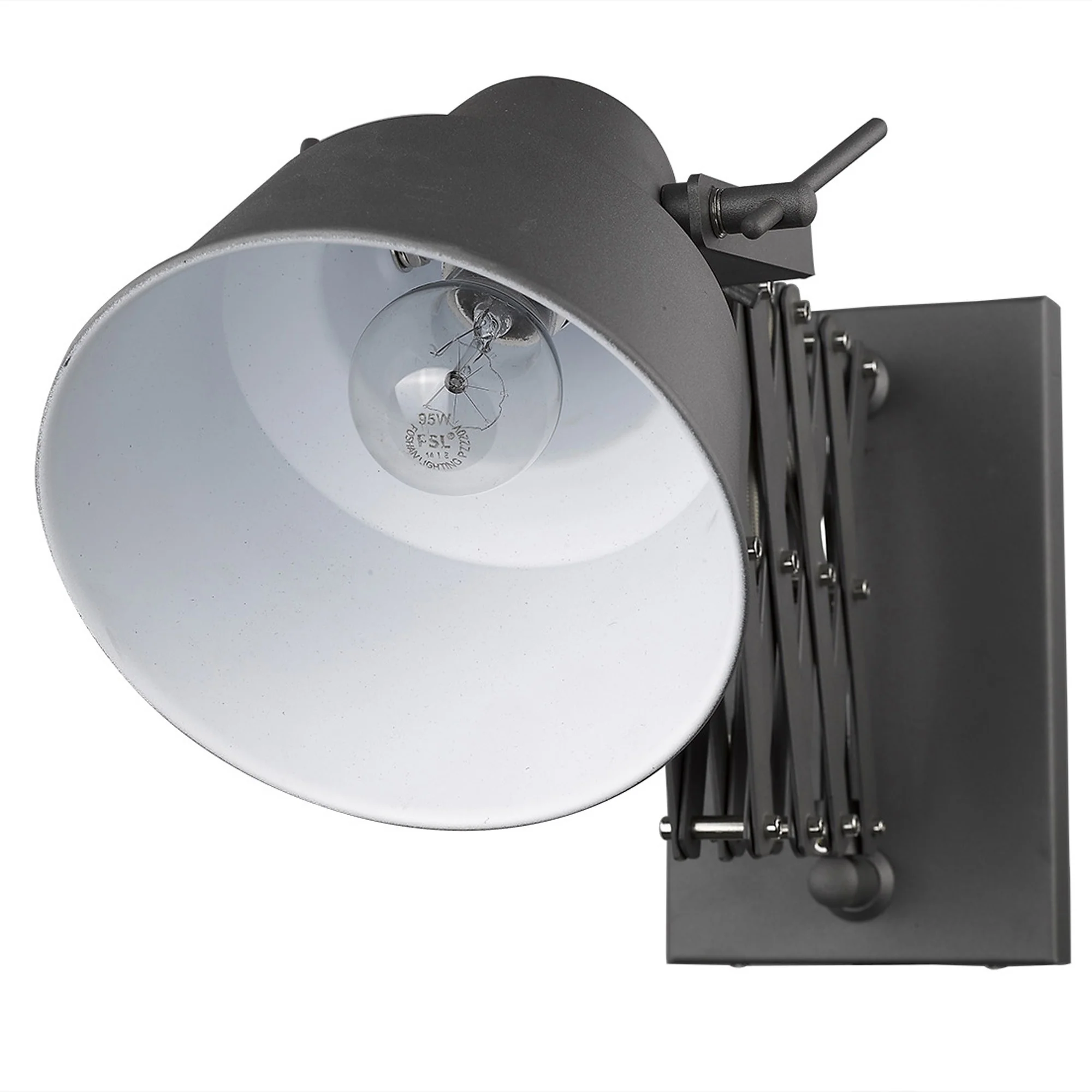 Plexus 1-Light Gray Sconce By Homeroots - 398794 - Image 4