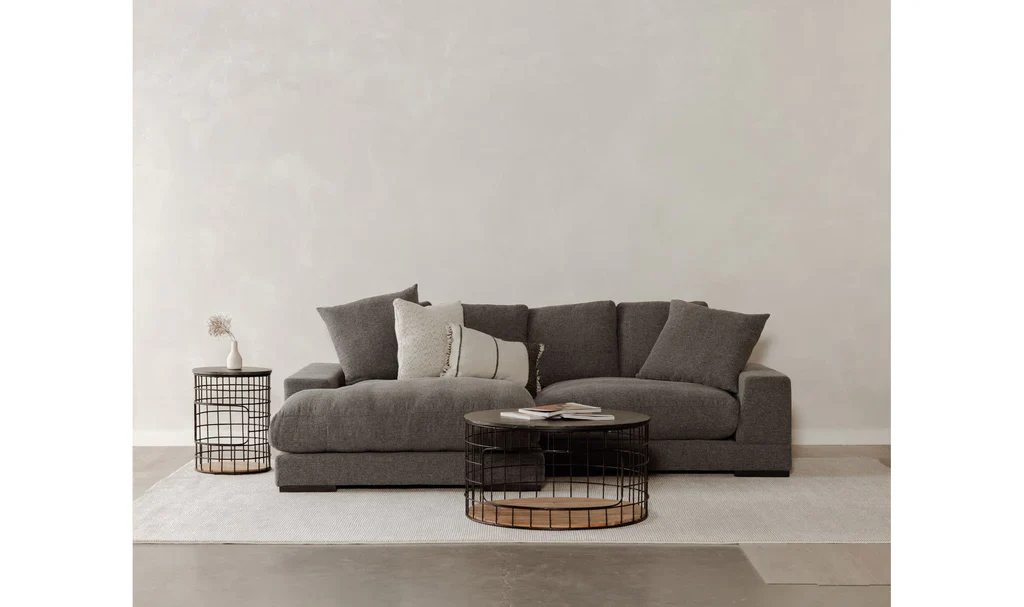 Plush Reversible Deep Seat Sectional Sofa By Modholic - Image 6