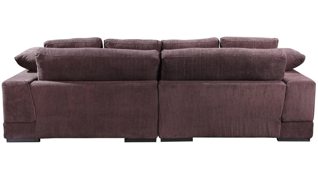 Plush Reversible Deep Seat Sectional Sofa By Modholic - Image 11