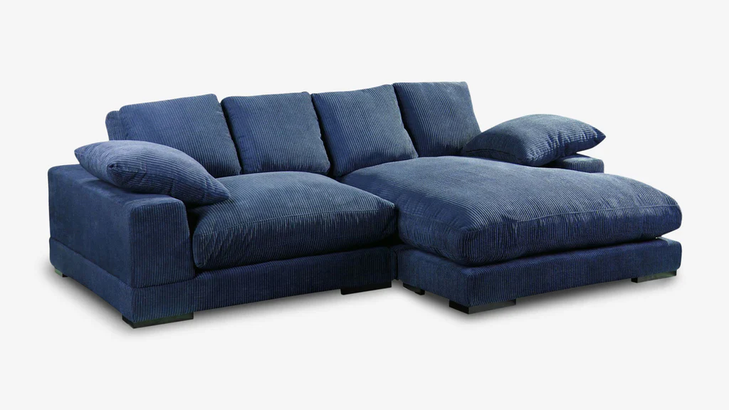 Plush Reversible Deep Seat Sectional Sofa By Modholic - Image 6