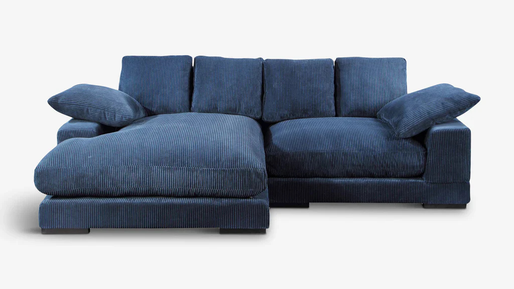 Plush Reversible Deep Seat Sectional Sofa By Modholic - Image 7