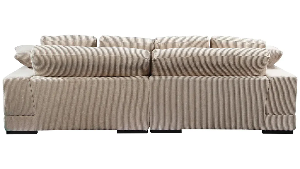 Plush Reversible Deep Seat Sectional Sofa By Modholic - Image 9
