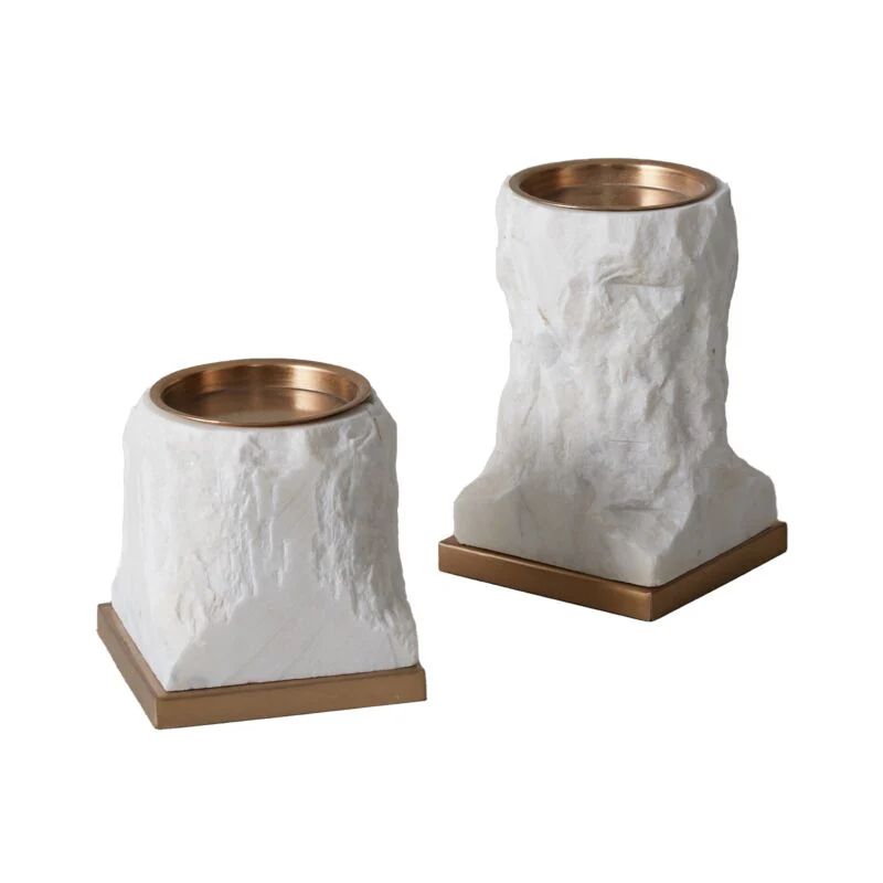 Plymouth Candleholder 5"x 4.75" By Accent Decor - Image 2