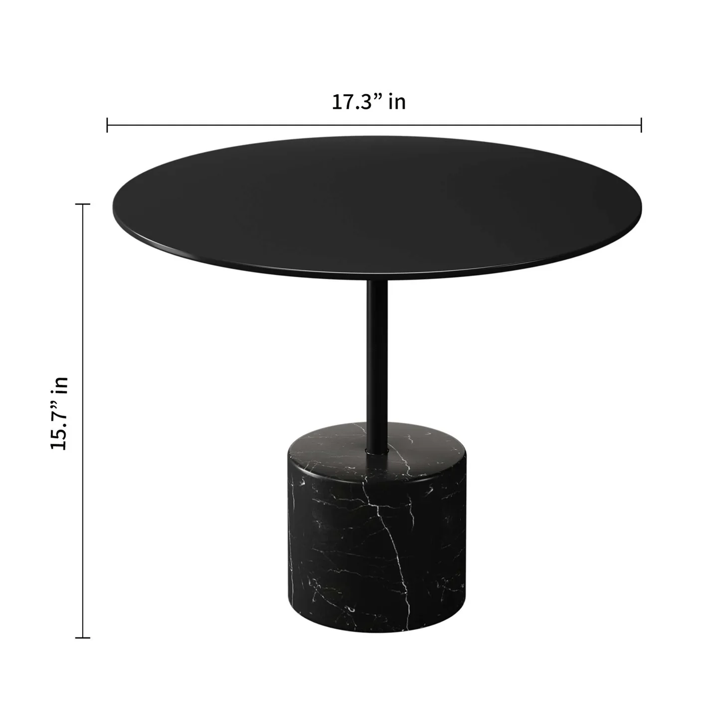 Poke Coffee Table, Black By World Modern Design - Image 4
