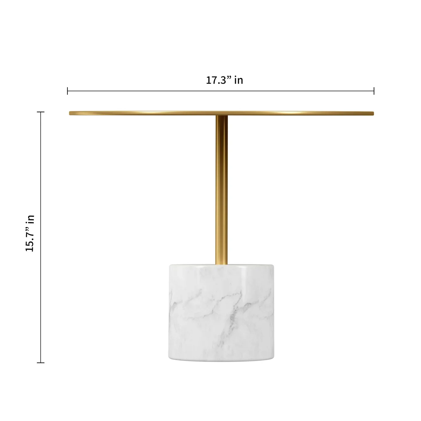 Poke Coffee Table, Gold By World Modern Design - Image 2