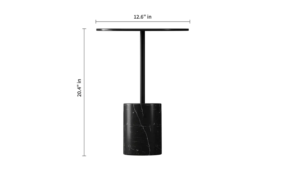 Poke Side Table Black By Modholic - Image 5