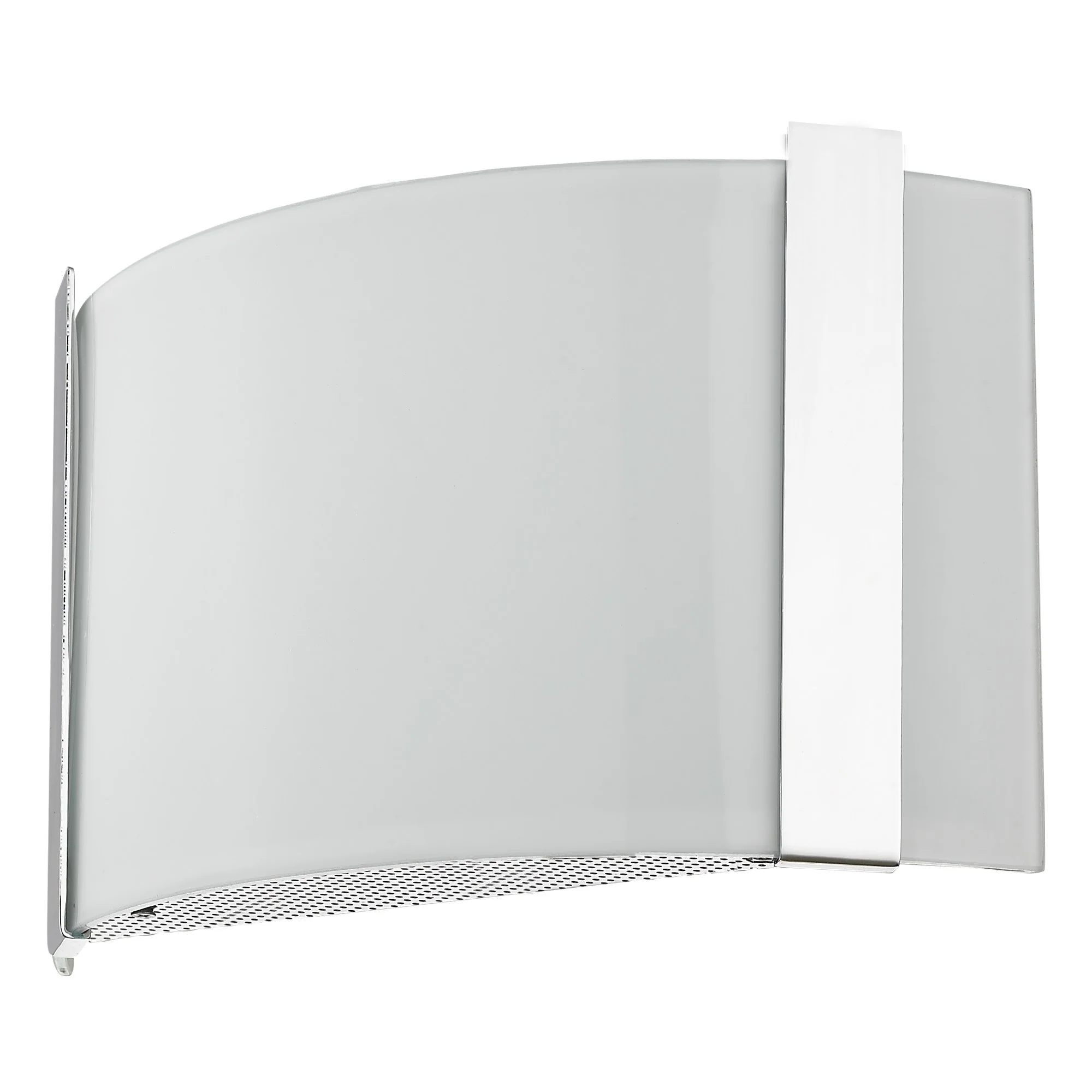Polished Chrome Wall Sconce with Frosted Glass Shade By Homeroots - Image 4