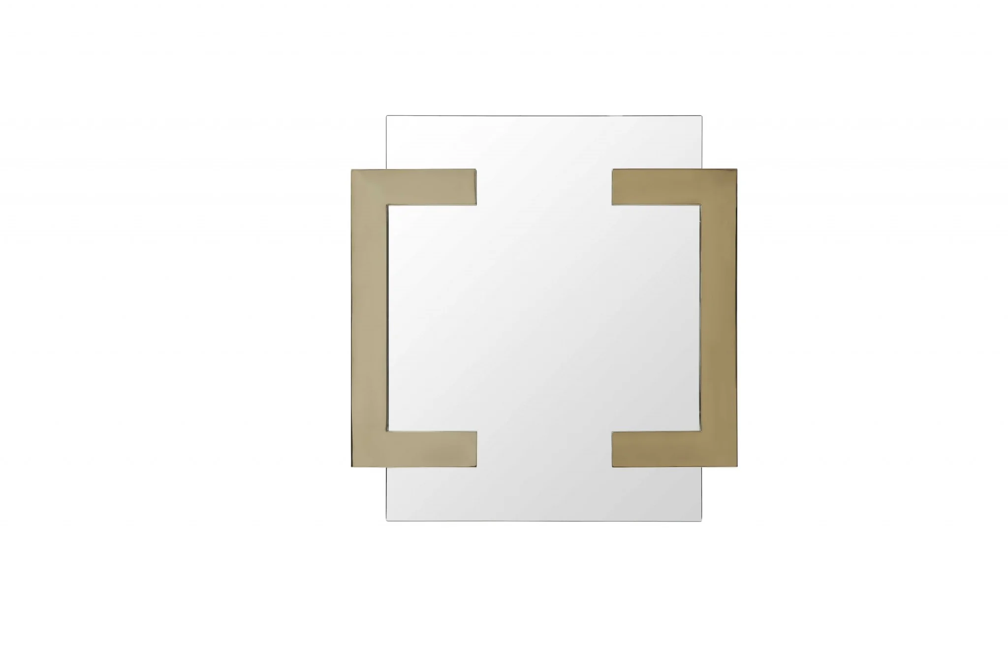 Polished Gold Stainless Steel Mirror By Homeroots - Image 2