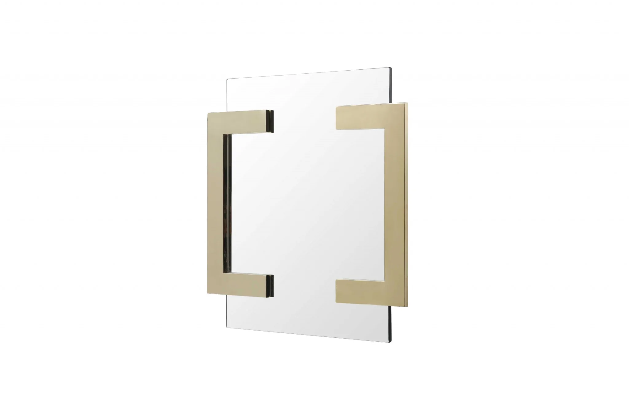 Polished Gold Stainless Steel Mirror By Homeroots - Image 3