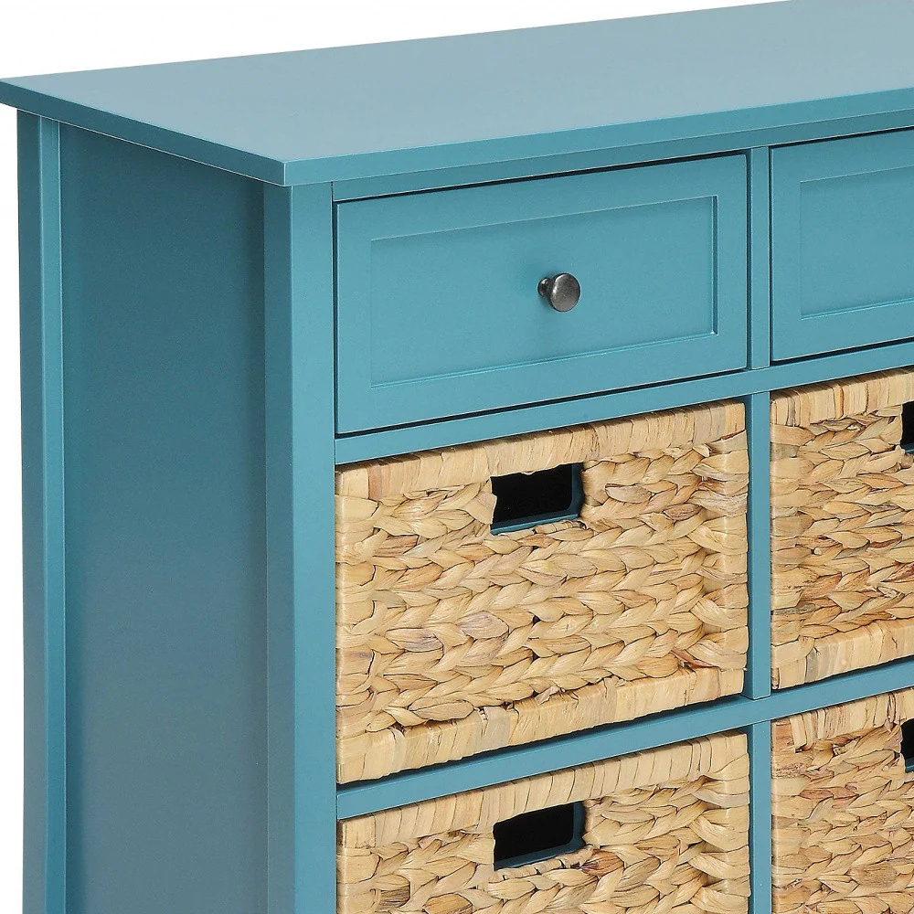 Pop of Color Teal Accent Chest with Storage By Homeroots - Image 3