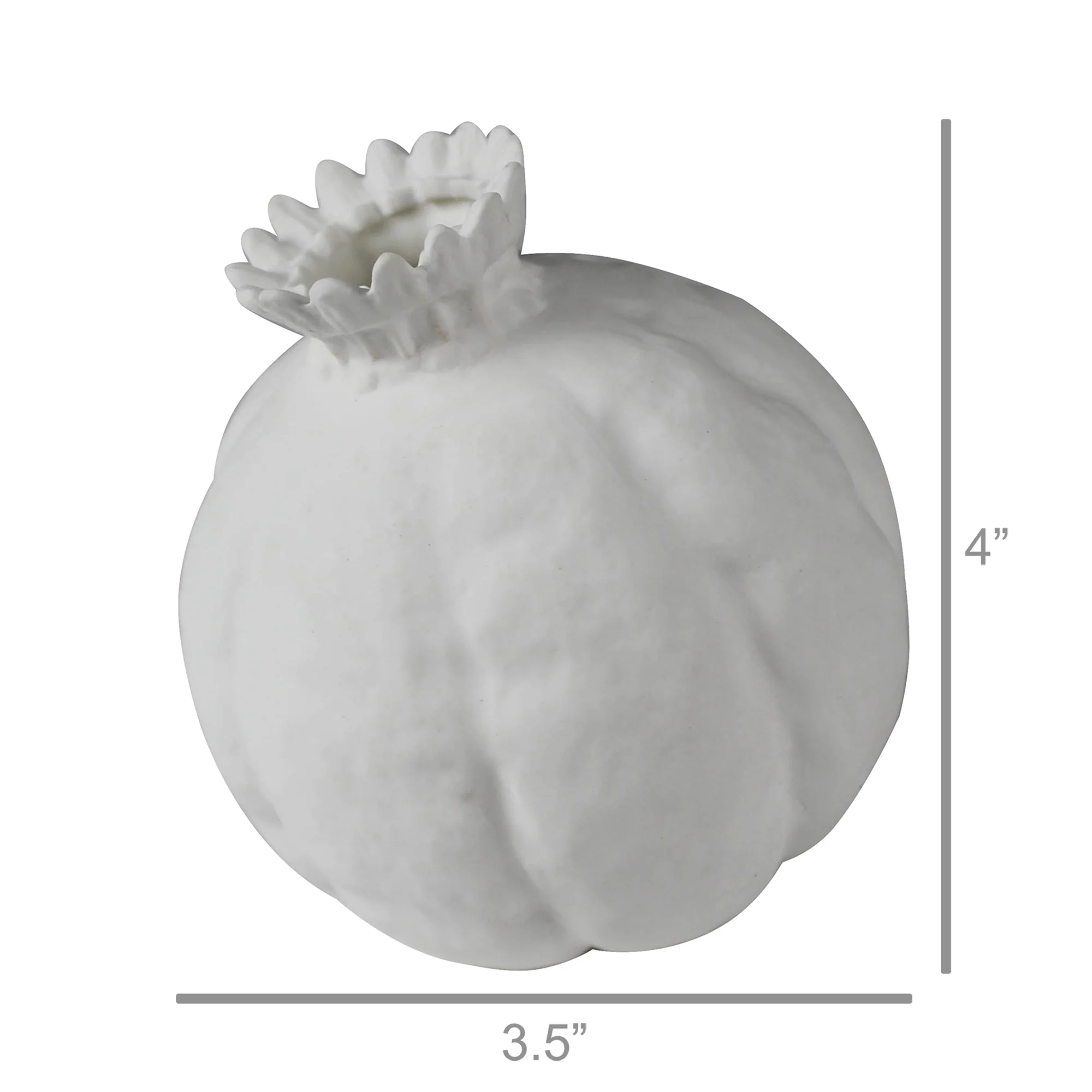 Poppy Pod Vase, Bone China Set Of 2 By HomArt - Image 3