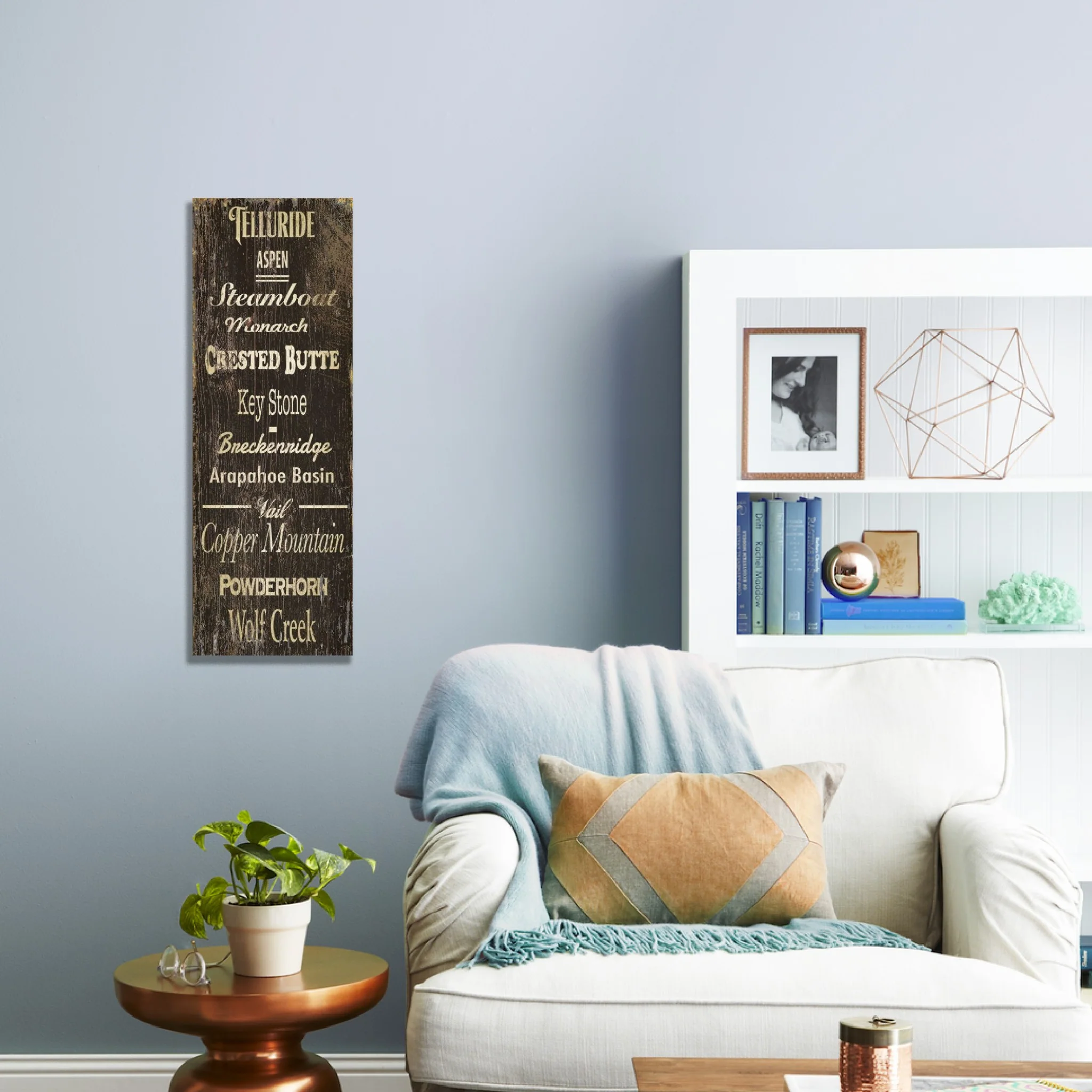 Popular Ski Resorts XL Wall Décor By Homeroots - Image 2
