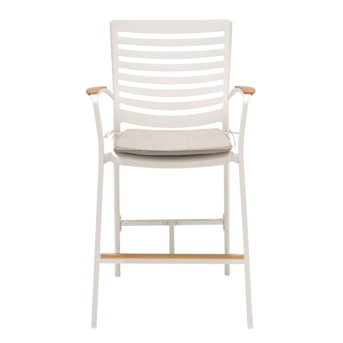 Portals 5 Piece Outdoor Patio Aluminum Bar Set By Armen Living - Image 3