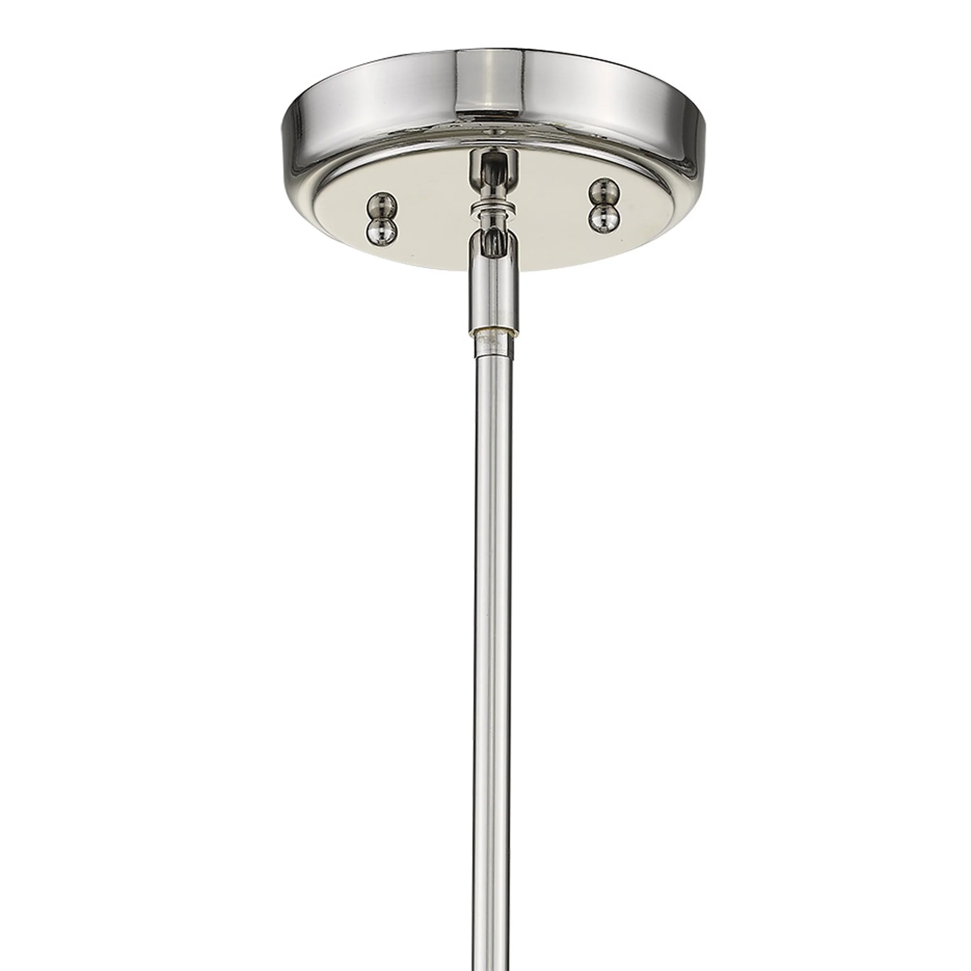 Portsmith 12-Light Polished Nickel Chandelier By Homeroots - Image 6