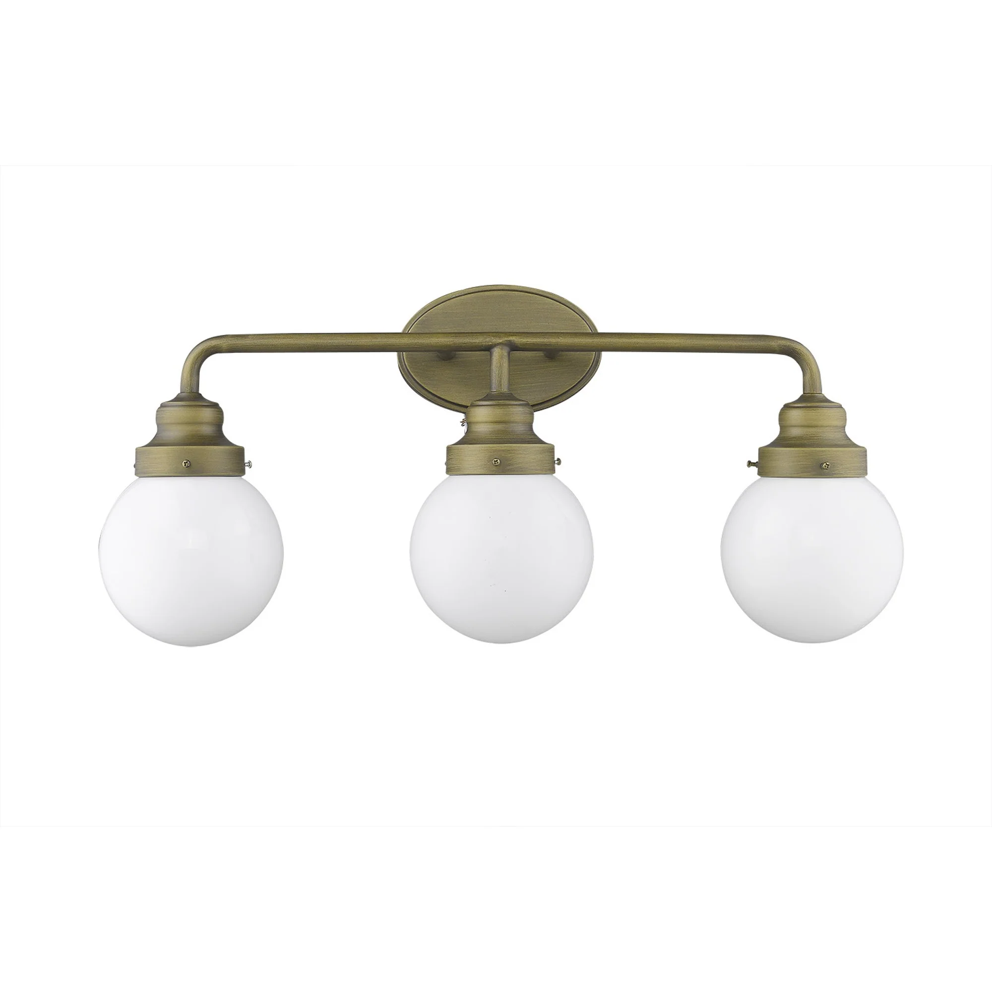 Portsmith 3-Light Raw Brass Vanity By Homeroots - Image 3