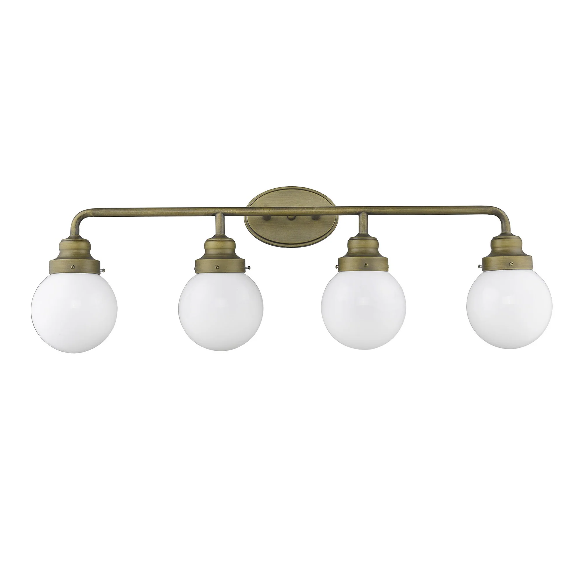 Portsmith 4-Light Raw Brass Vanity By Homeroots - Image 3