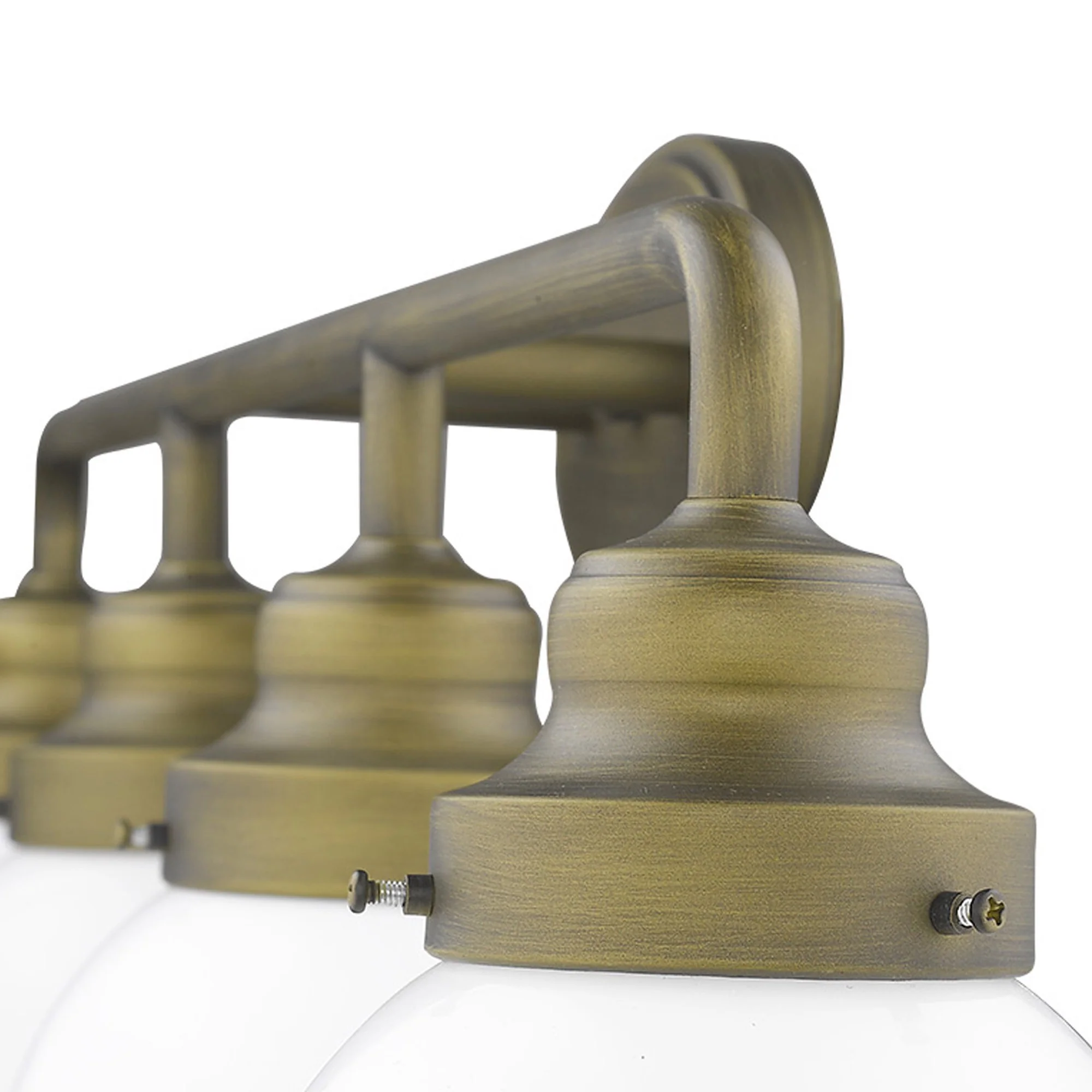 Portsmith 4-Light Raw Brass Vanity By Homeroots - Image 7