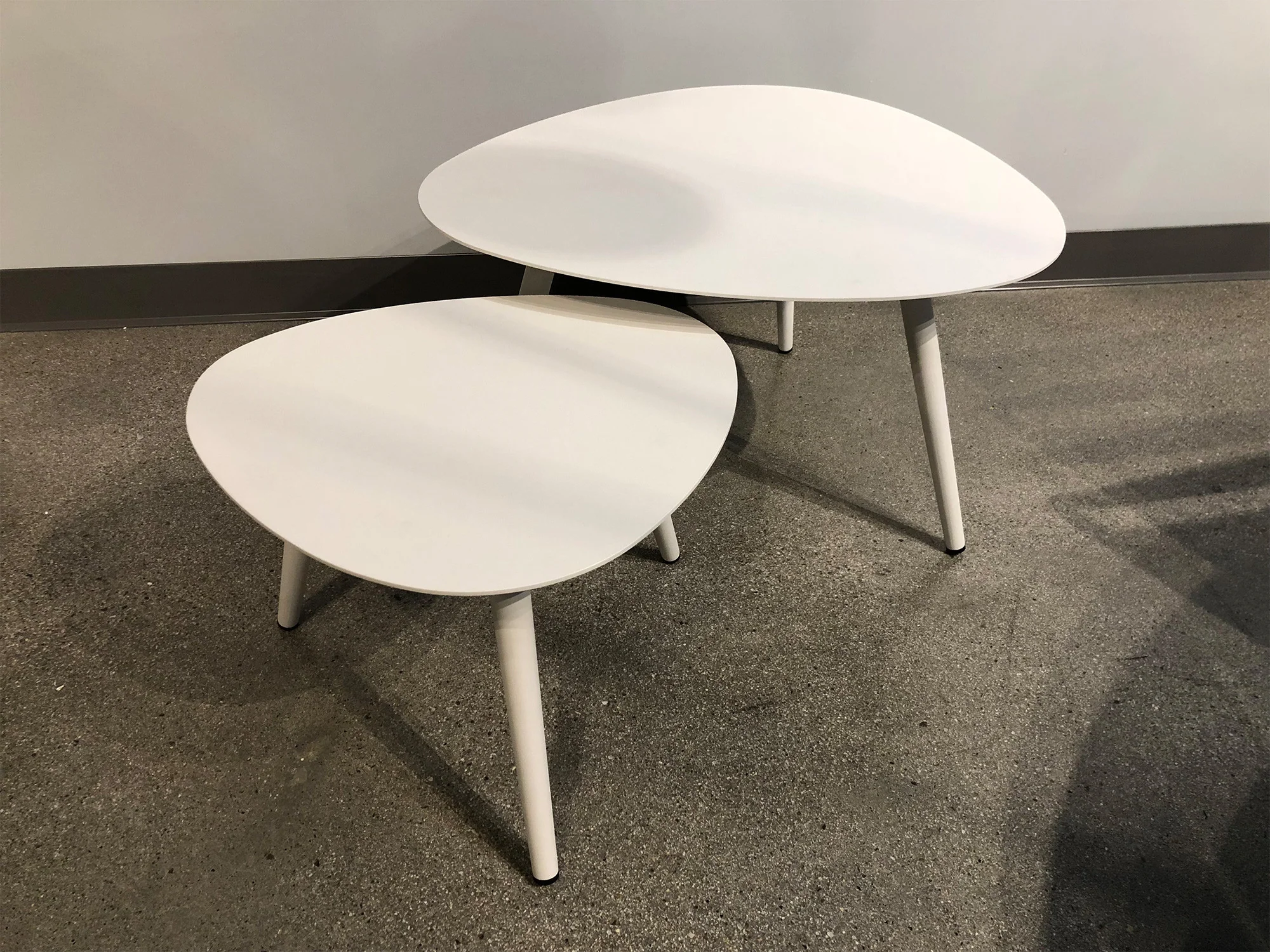 Powder Coated Aluminum Small Side Table By Homeroots - Image 3