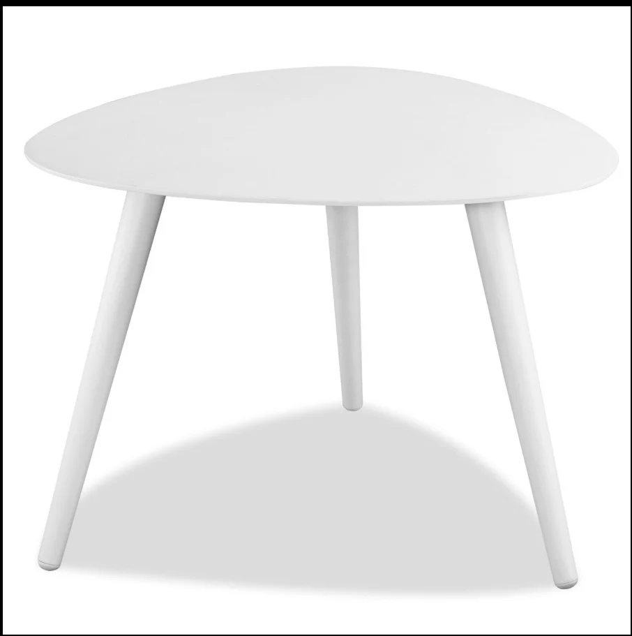 Powder Coated Aluminum Small Side Table By Homeroots - Image 4