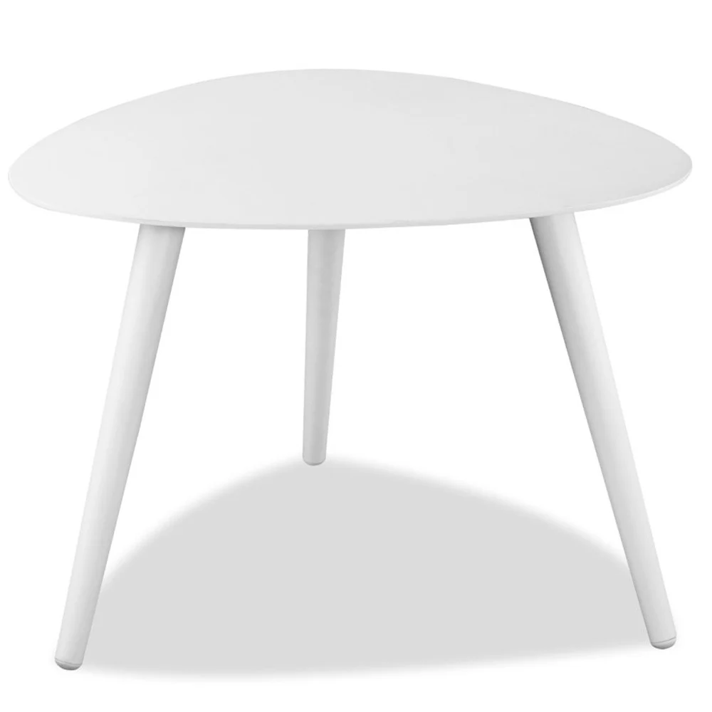 Powder Coated Aluminum Small Side Table By Homeroots - Image 5