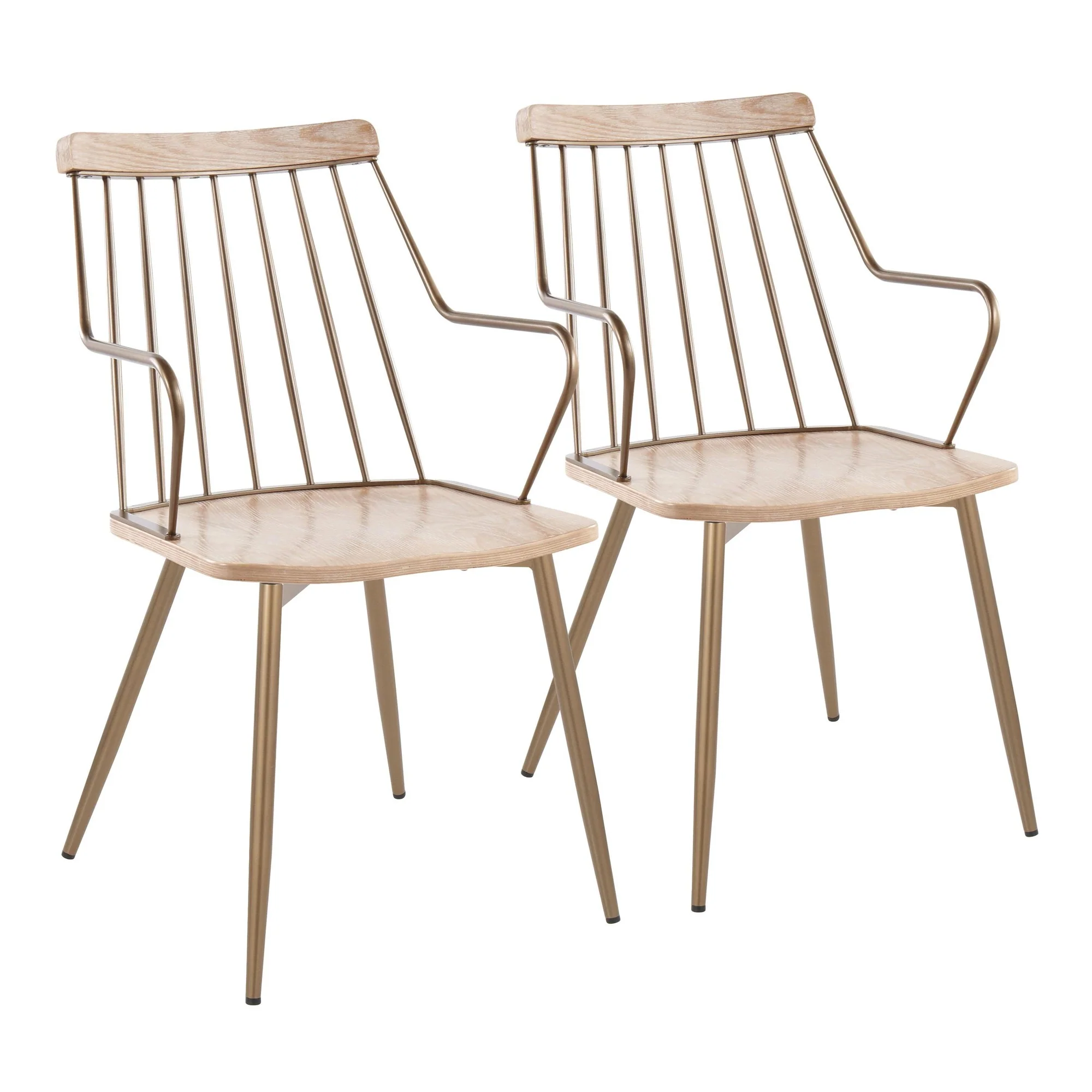 Preston Chair - Set of 2 By LumiSource - CH-PRESTON-HLC2 ANCUWW2 - Image 3