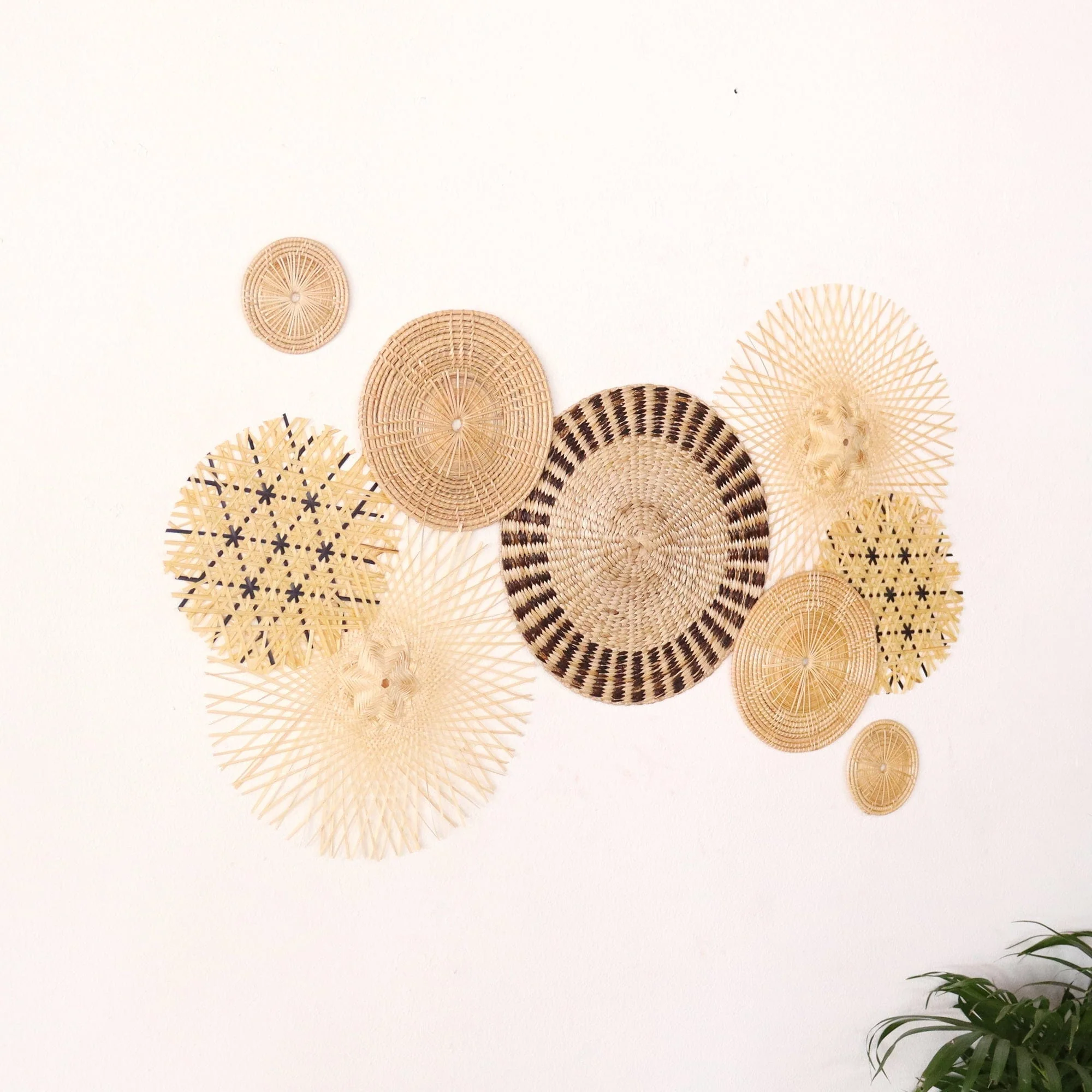 Pri Ya Korn - Wall Art DeCor Hanging Set Of 9 By Thaihome - Image 3
