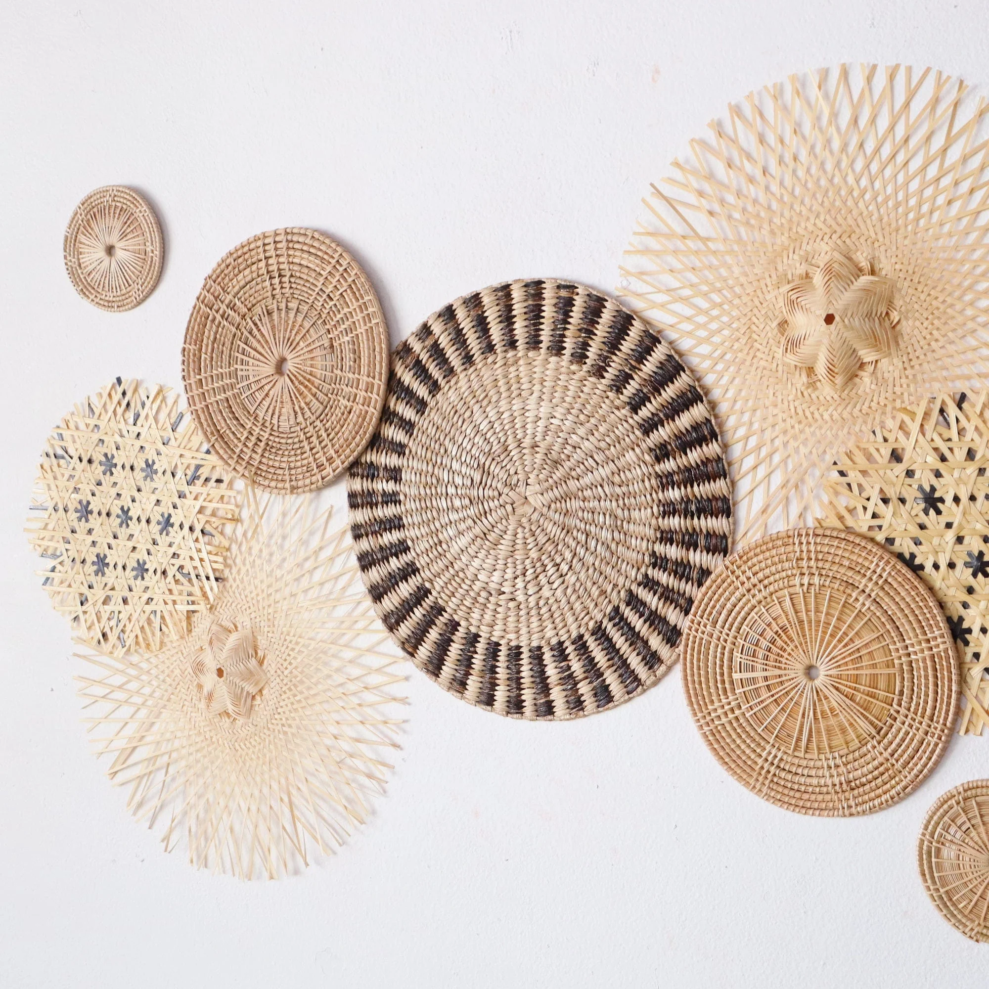 Pri Ya Korn - Wall Art DeCor Hanging Set Of 9 By Thaihome - Image 5