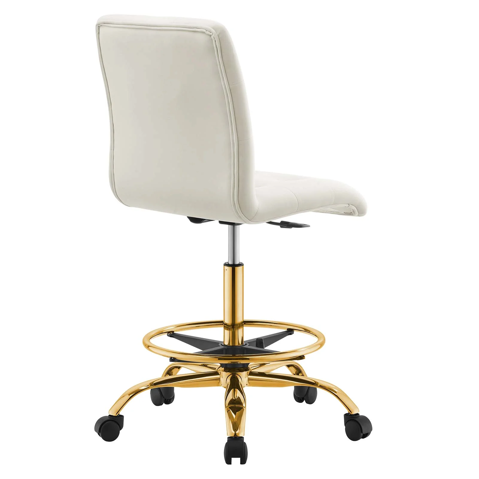 Prim Armless Performance Velvet Drafting Chair By Modway - EEI-4977 - Image 27