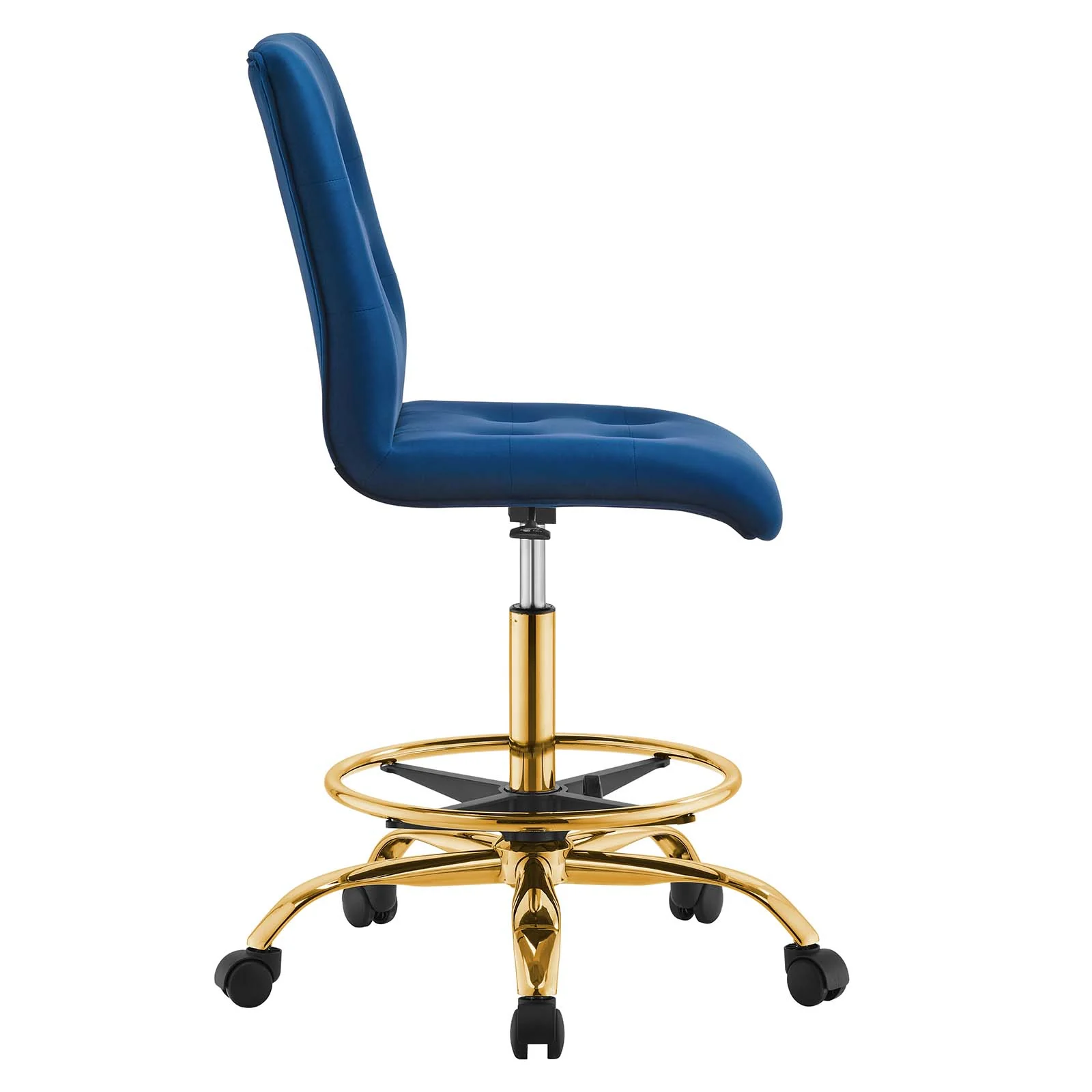 Prim Armless Performance Velvet Drafting Chair By Modway - EEI-4977 - Image 34