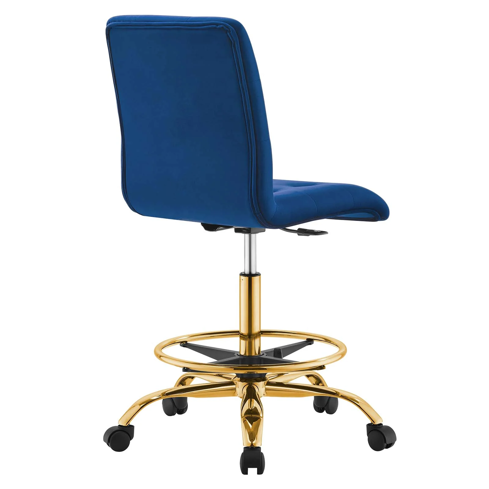 Prim Armless Performance Velvet Drafting Chair By Modway - EEI-4977 - Image 35