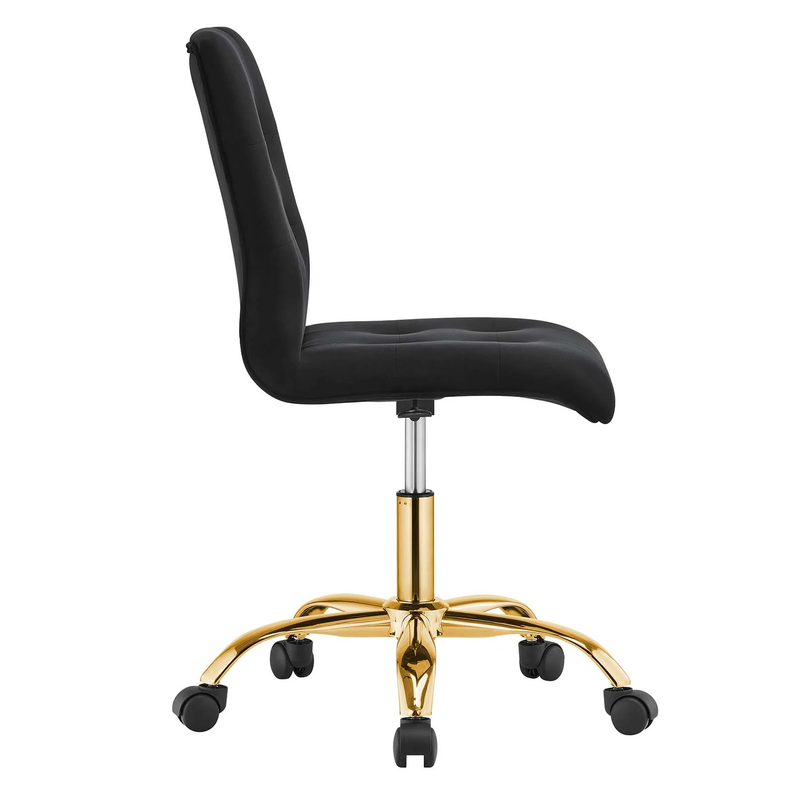 Prim Armless Performance Velvet Office Chair By Modway - EEI-4973 - Image 3