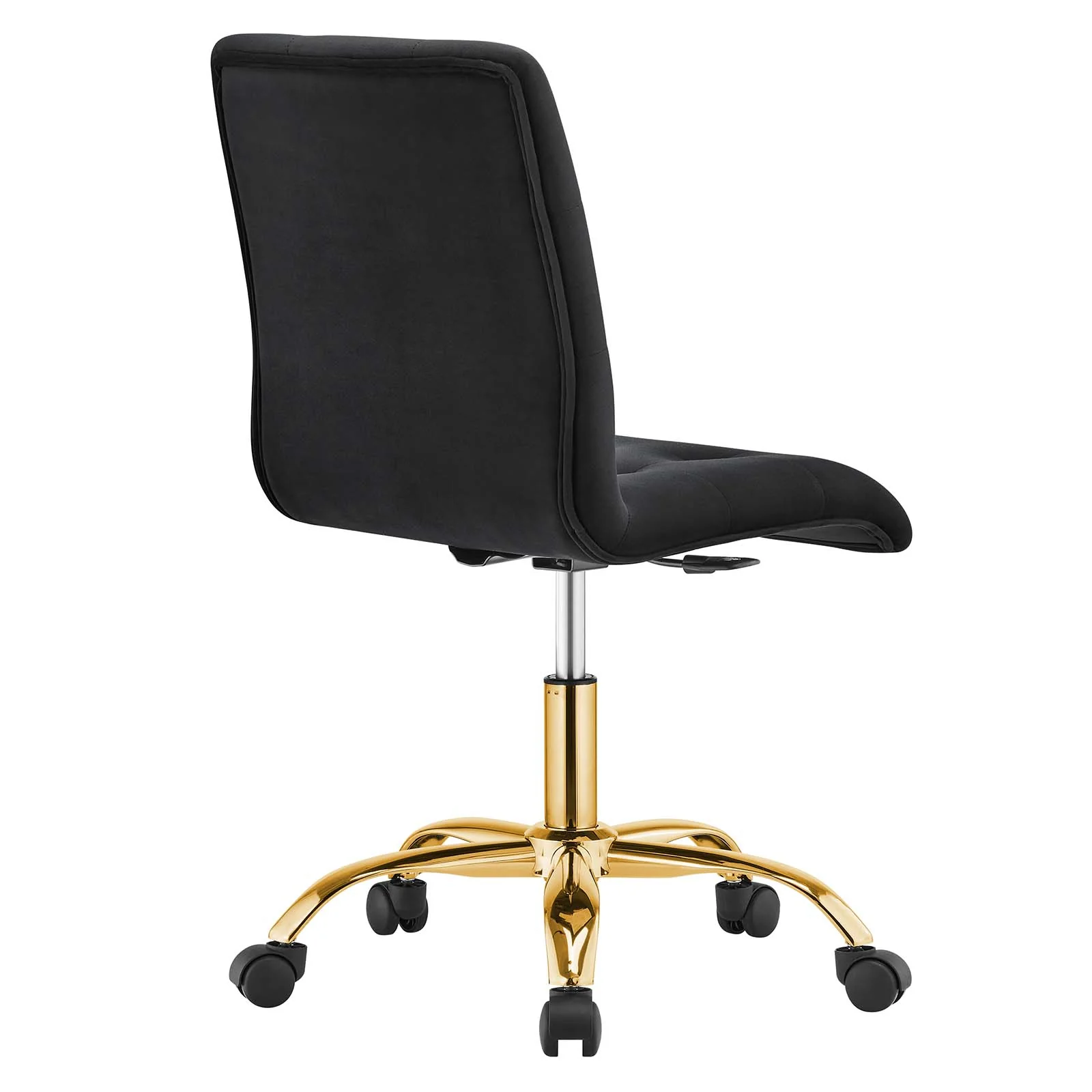 Prim Armless Performance Velvet Office Chair By Modway - EEI-4973 - Image 4