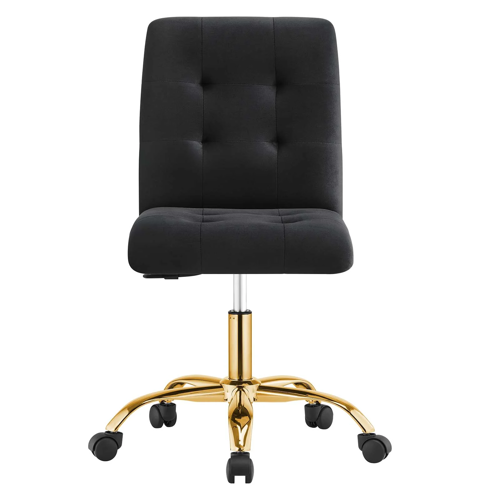 Prim Armless Performance Velvet Office Chair By Modway - EEI-4973 - Image 5