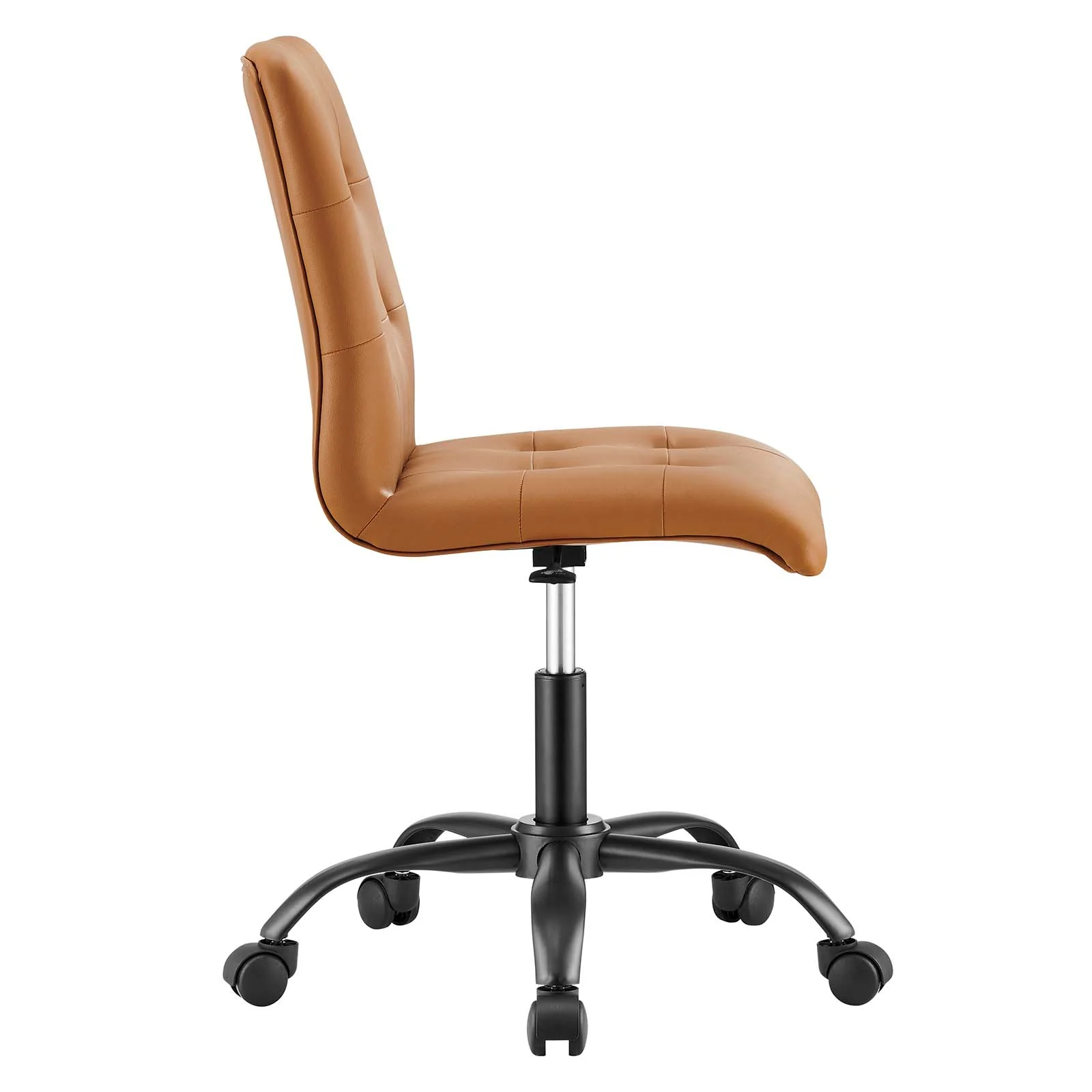 Prim Armless Vegan Leather Office Chair By Modway - EEI-4975 - Image 10
