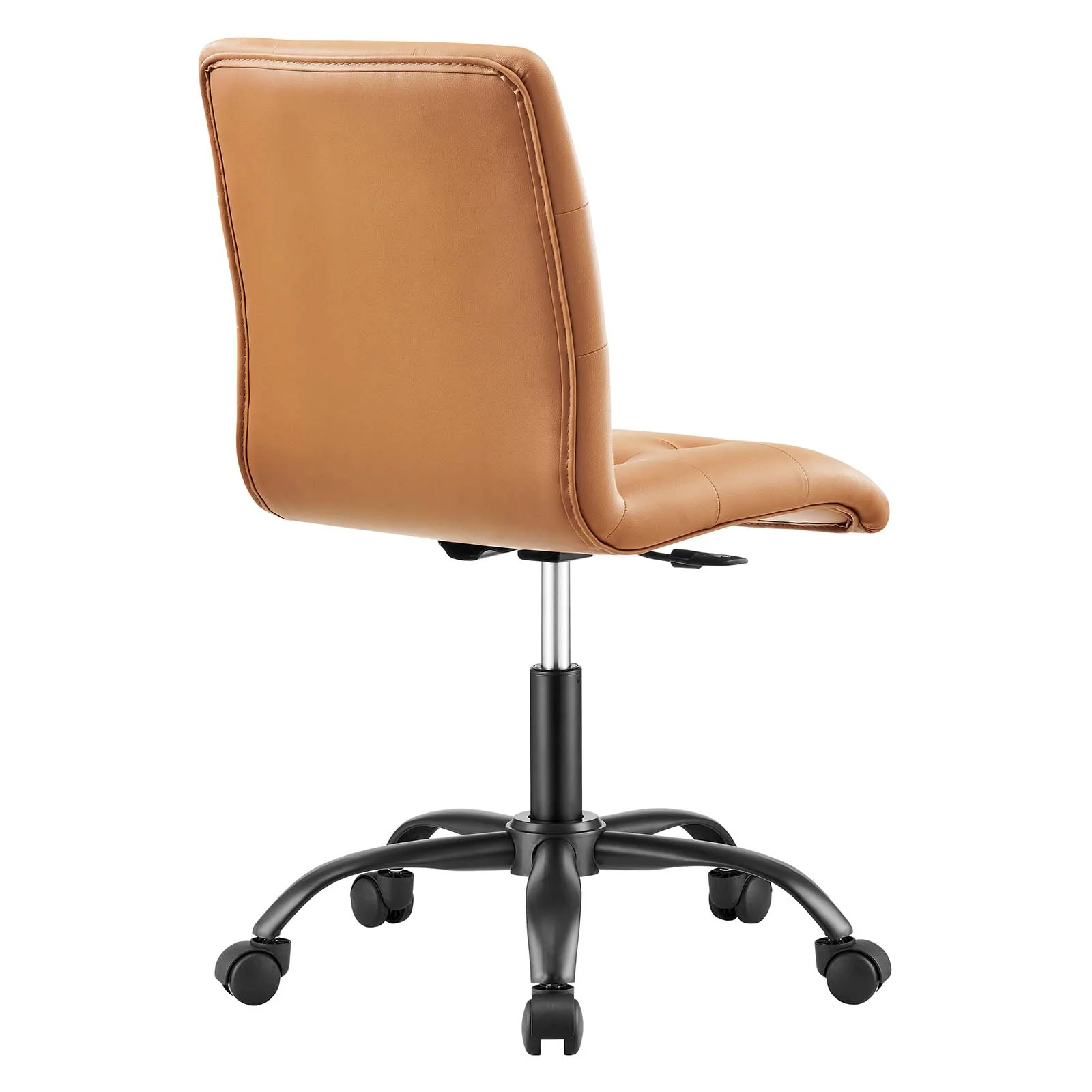 Prim Armless Vegan Leather Office Chair By Modway - EEI-4975 - Image 11