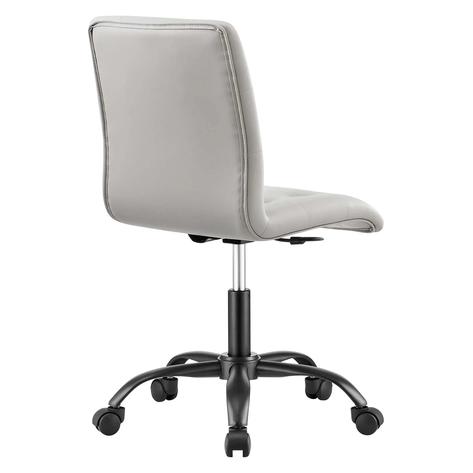 Prim Armless Vegan Leather Office Chair By Modway - EEI-4975 - Image 4
