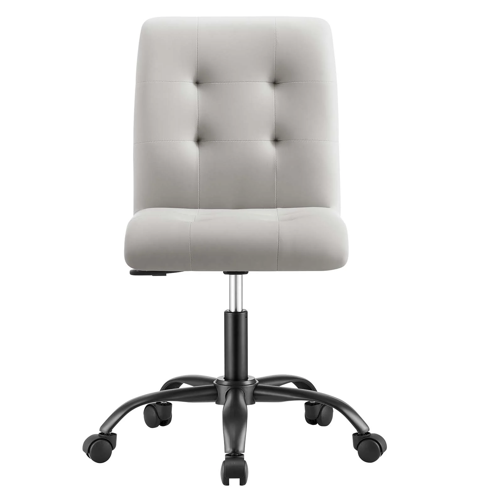 Prim Armless Vegan Leather Office Chair By Modway - EEI-4975 - Image 5