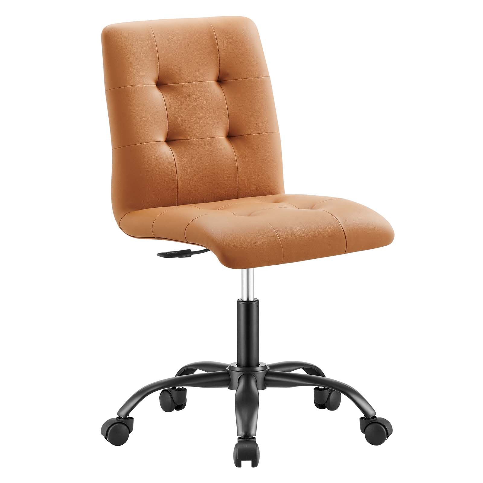Prim Armless Vegan Leather Office Chair By Modway - EEI-4975 - Image 9