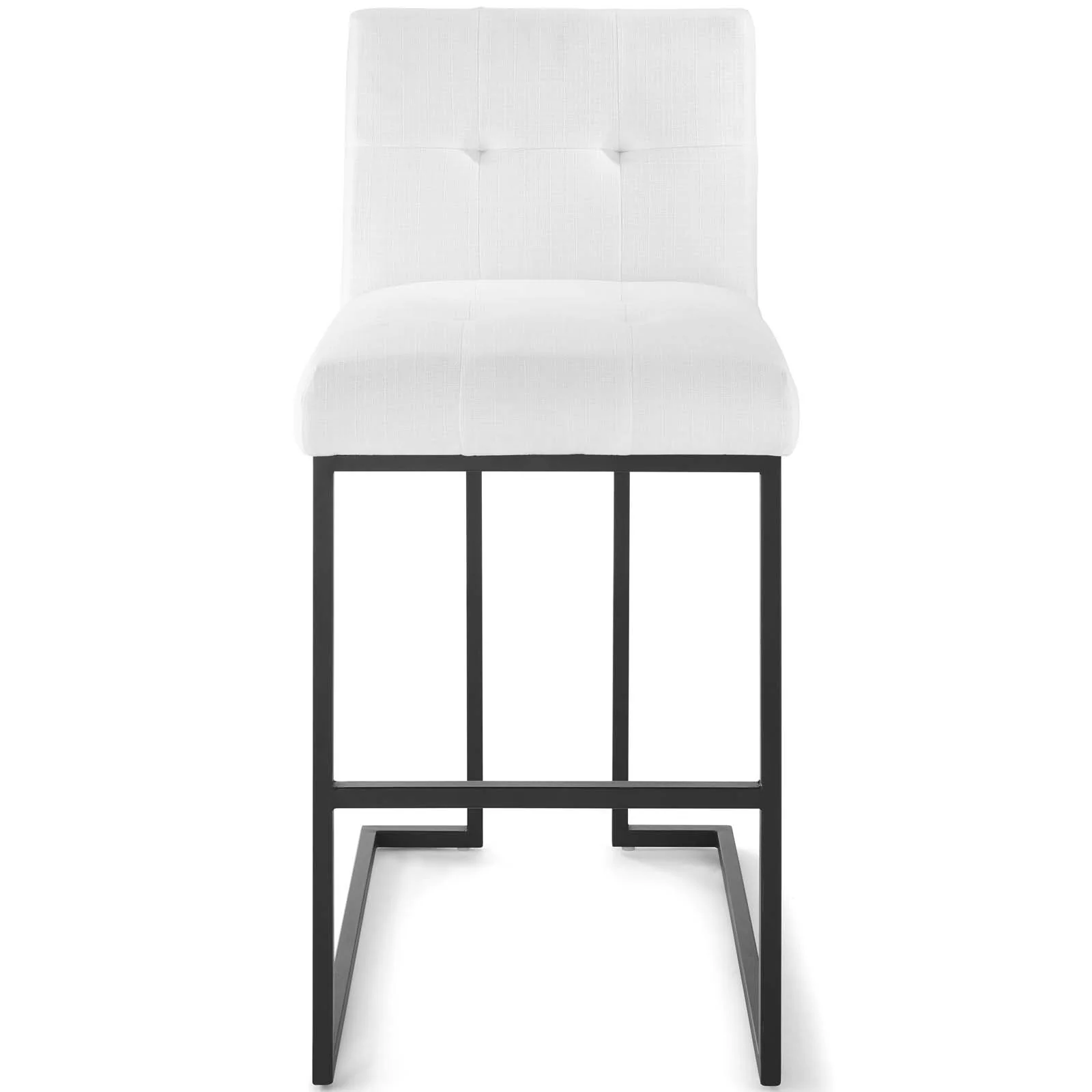 Privy Black Stainless Steel Upholstered Fabric Bar Stool By Modway - EEI-3857 - Image 13