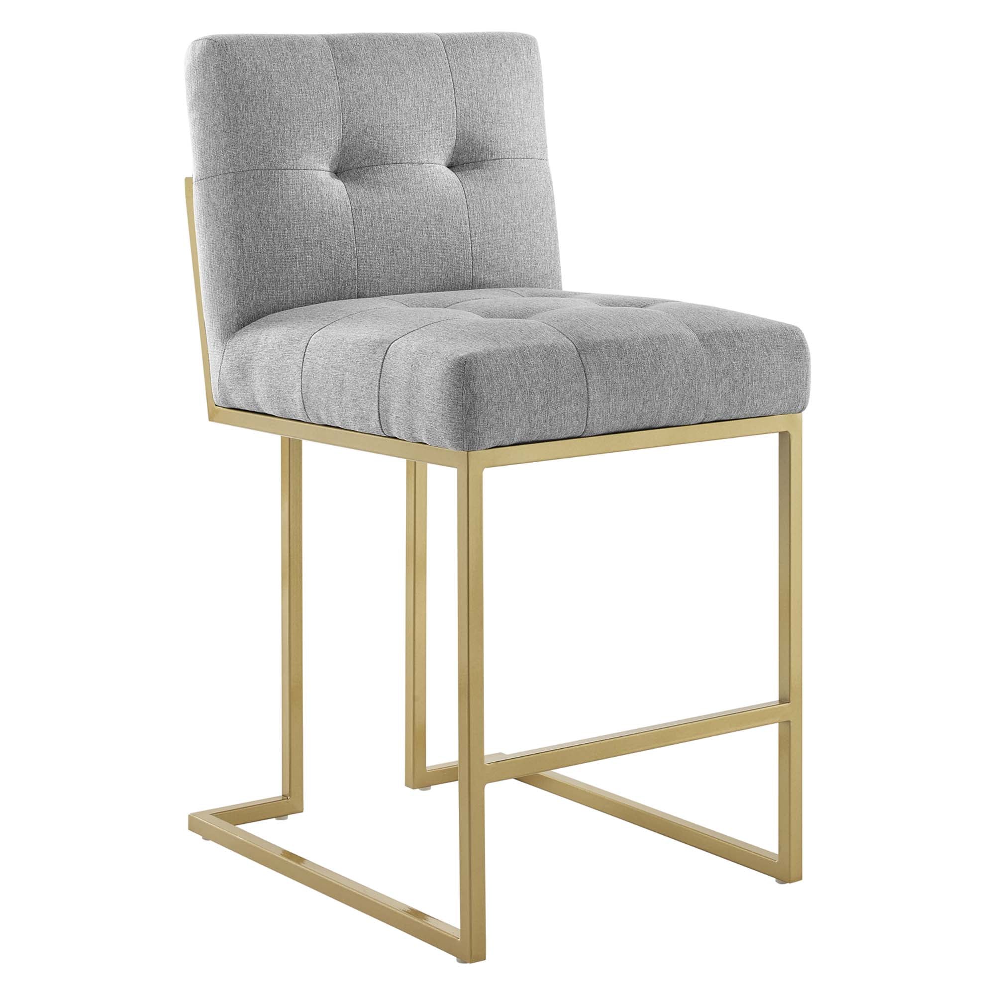 Privy Upholstered Fabric Counter Stool Set of 2 by Modway - Image 3