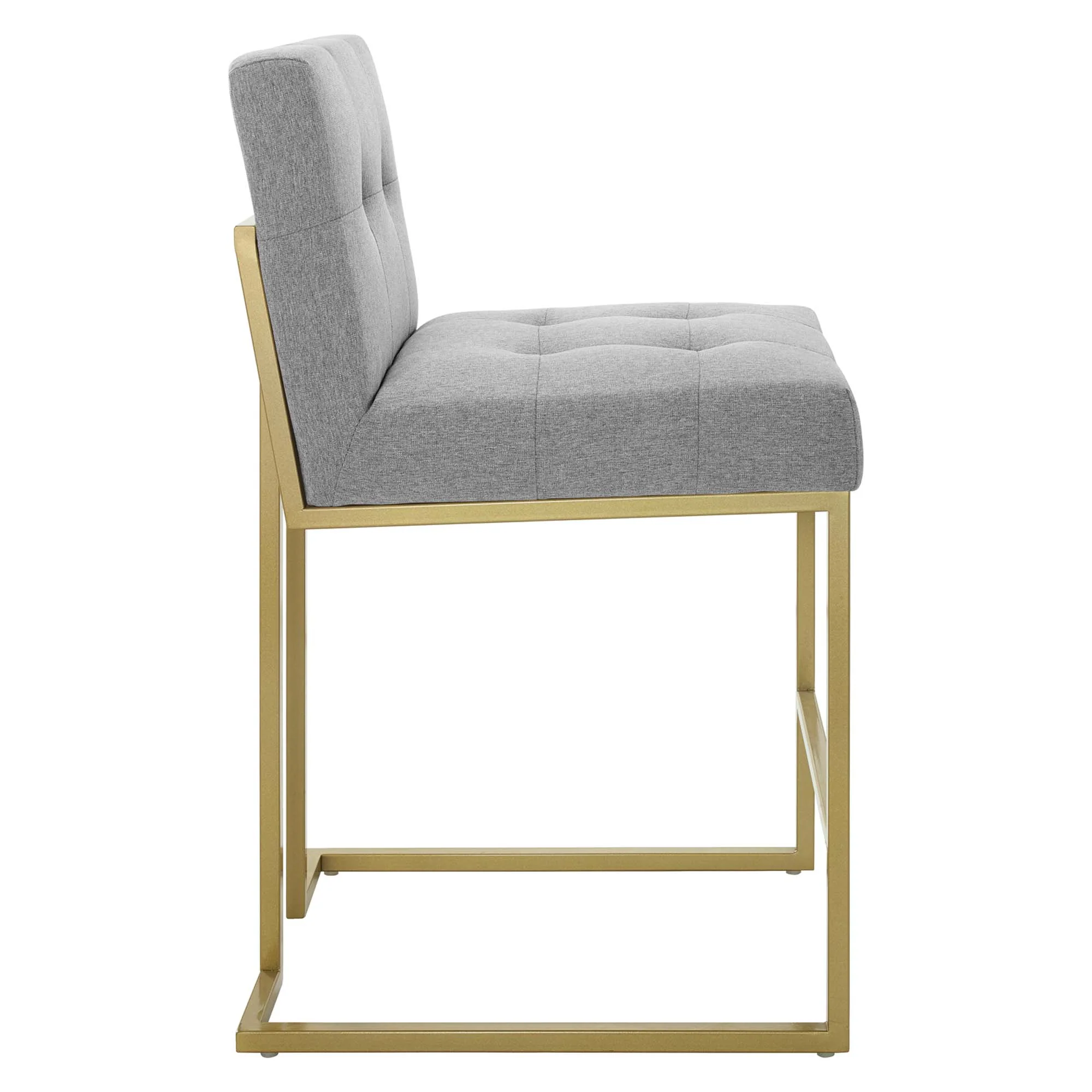 Privy Upholstered Fabric Counter Stool Set of 2 by Modway - Image 4