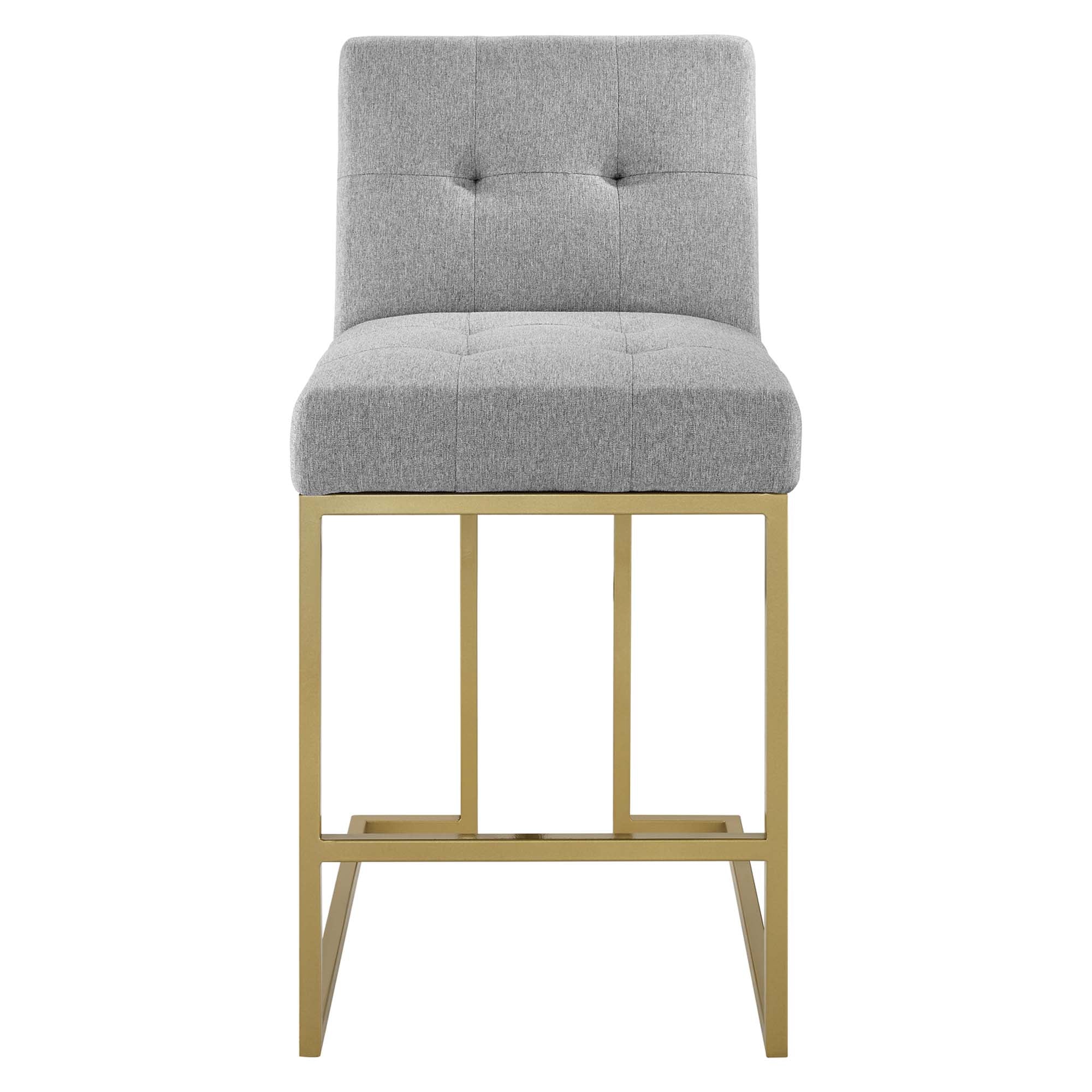 Privy Upholstered Fabric Counter Stool Set of 2 by Modway - Image 6