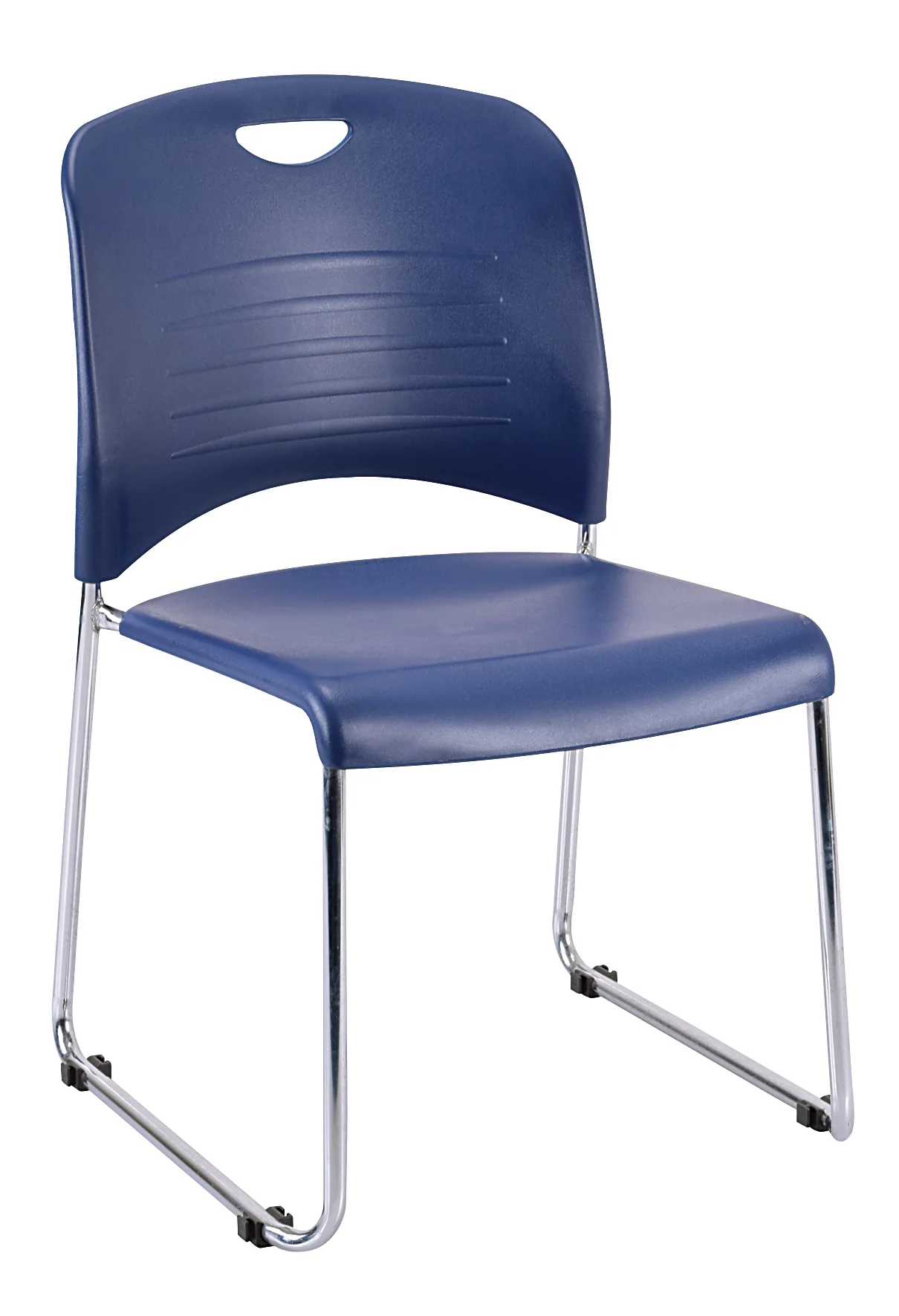 Professional Grade Set of 4 Black Plastic Guest Chairs By Homeroots - Image 6