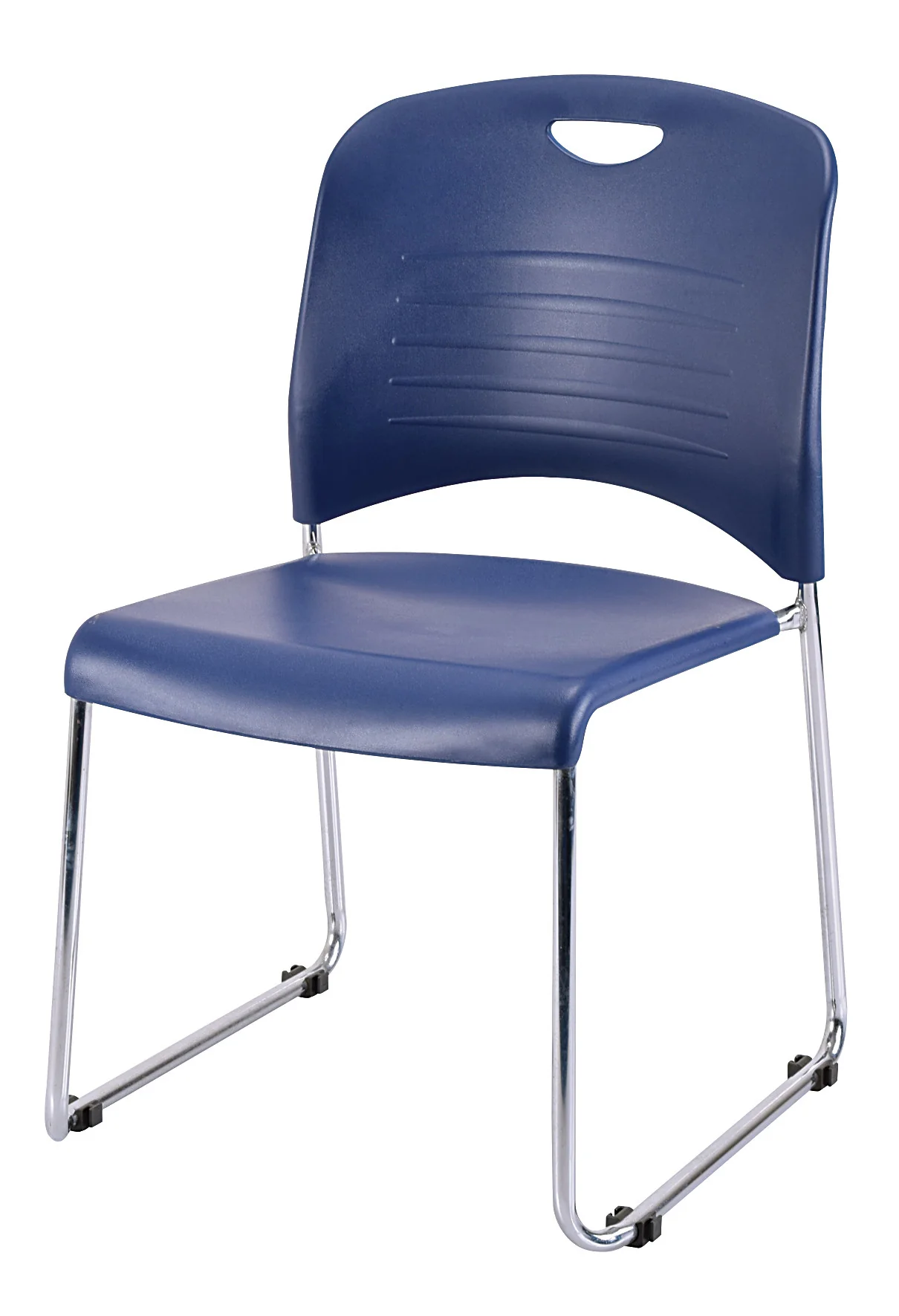 Professional Grade Set of 4 Black Plastic Guest Chairs By Homeroots - Image 8